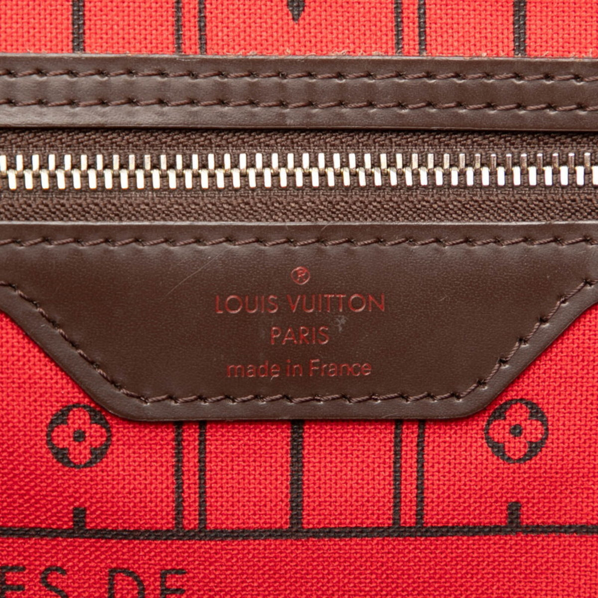 Louis Vuitton Brown Damier Canvas Pvc Leather Shoulder Bag Tote Bag (Pre-Owned)