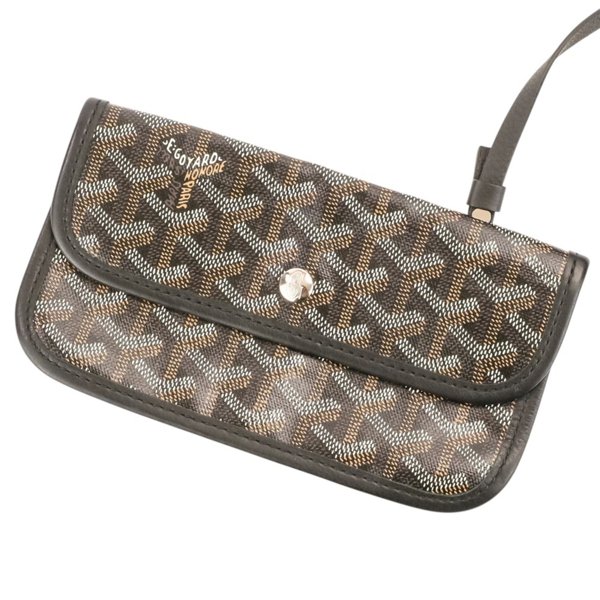Goyard Black Brown Handbag Pouch Tote Bag (Pre-Owned)