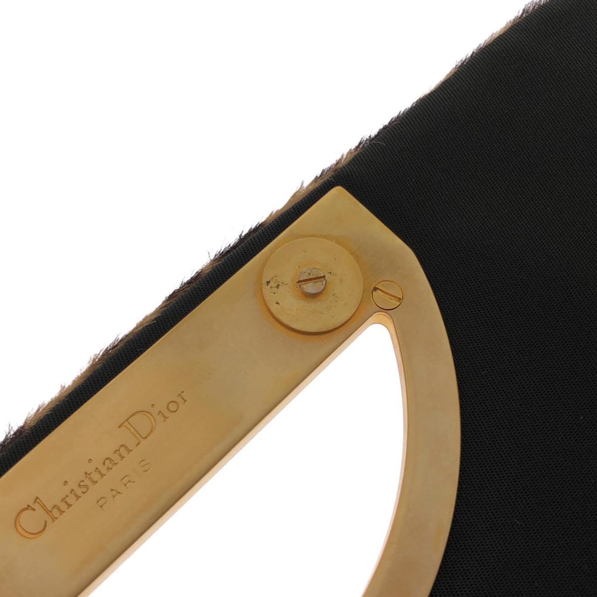 Christian Dior Brown Leather Shoulder Bag (Pre-Owned)