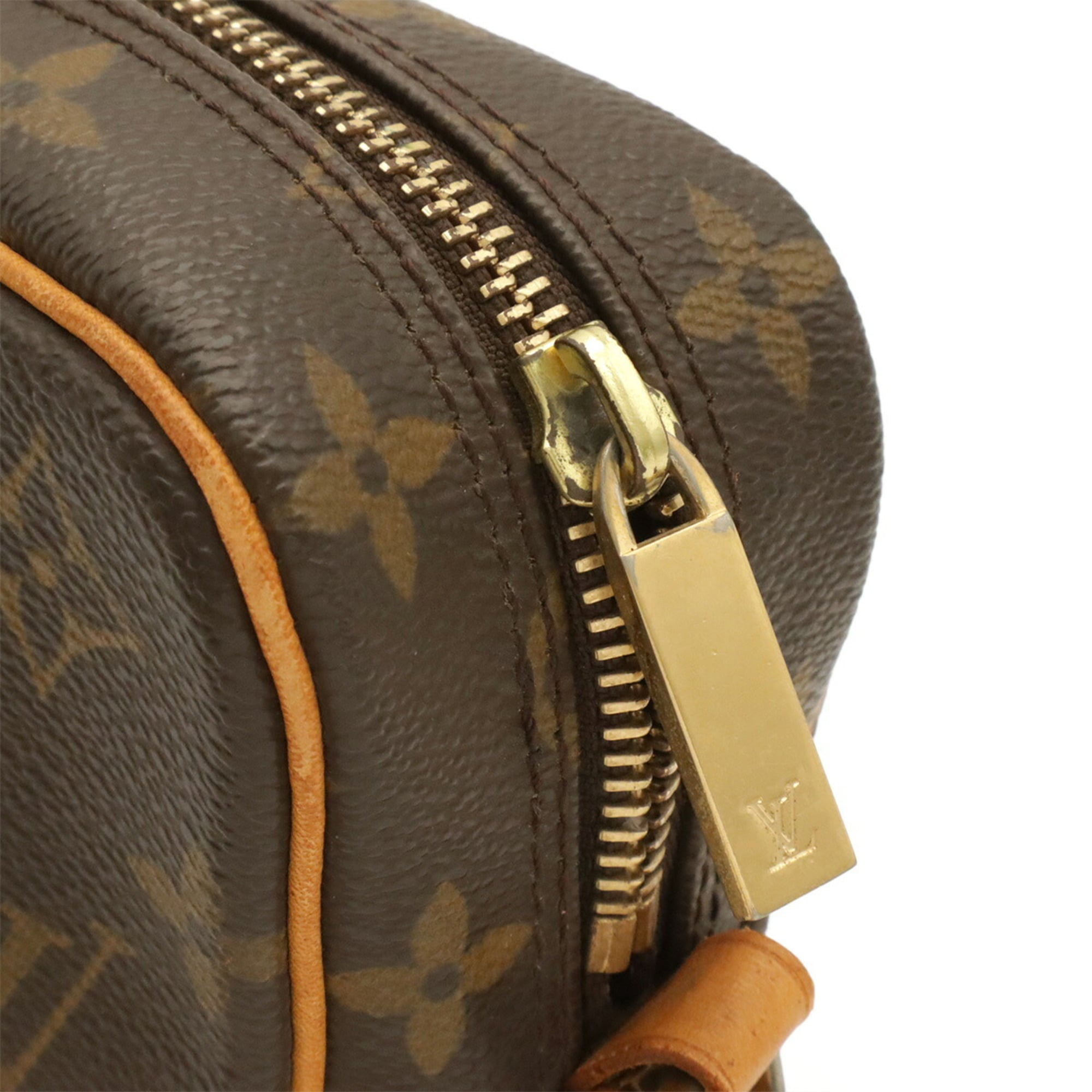 Louis Vuitton Brown Galle Monogram Monogram Handbag Pochette Shoulder Bag (Pre-Owned)
