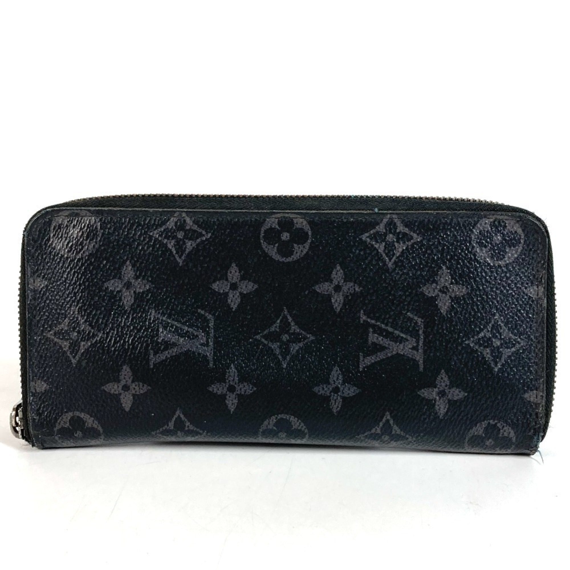 Louis Vuitton Black Monogram Eclipse Long Wallet (Bi-Fold) (Pre-Owned)