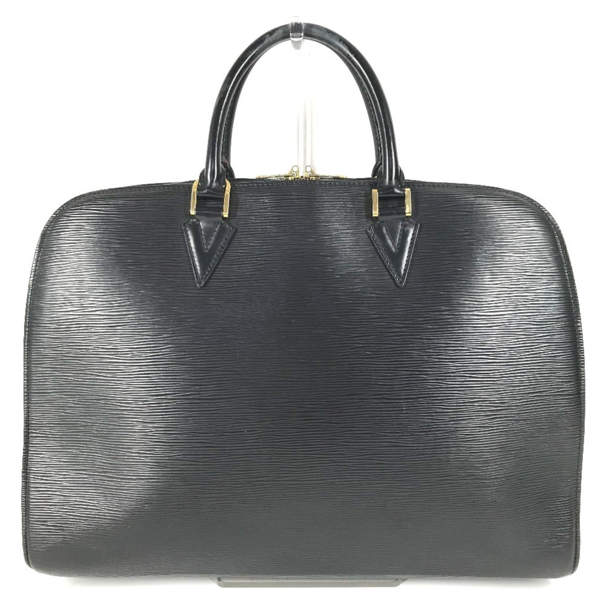 Louis Vuitton Epi Black Noir Boston Bag Handbag Tote Bag (Pre-Owned)