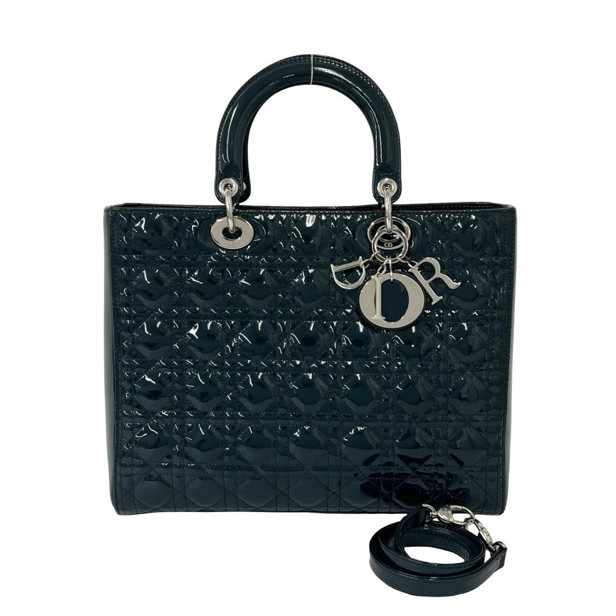 Christian Dior Green Leather Shoulder Bag (Pre-Owned)