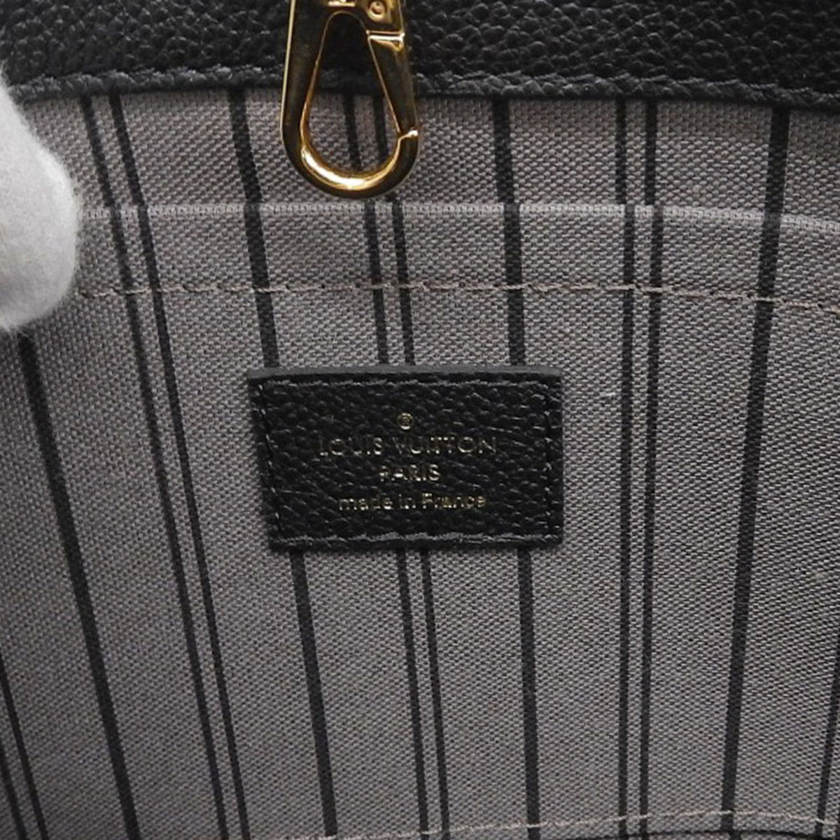 Louis Vuitton Monogram Empreinte Black Noir Leather Handbag (Pre-Owned)