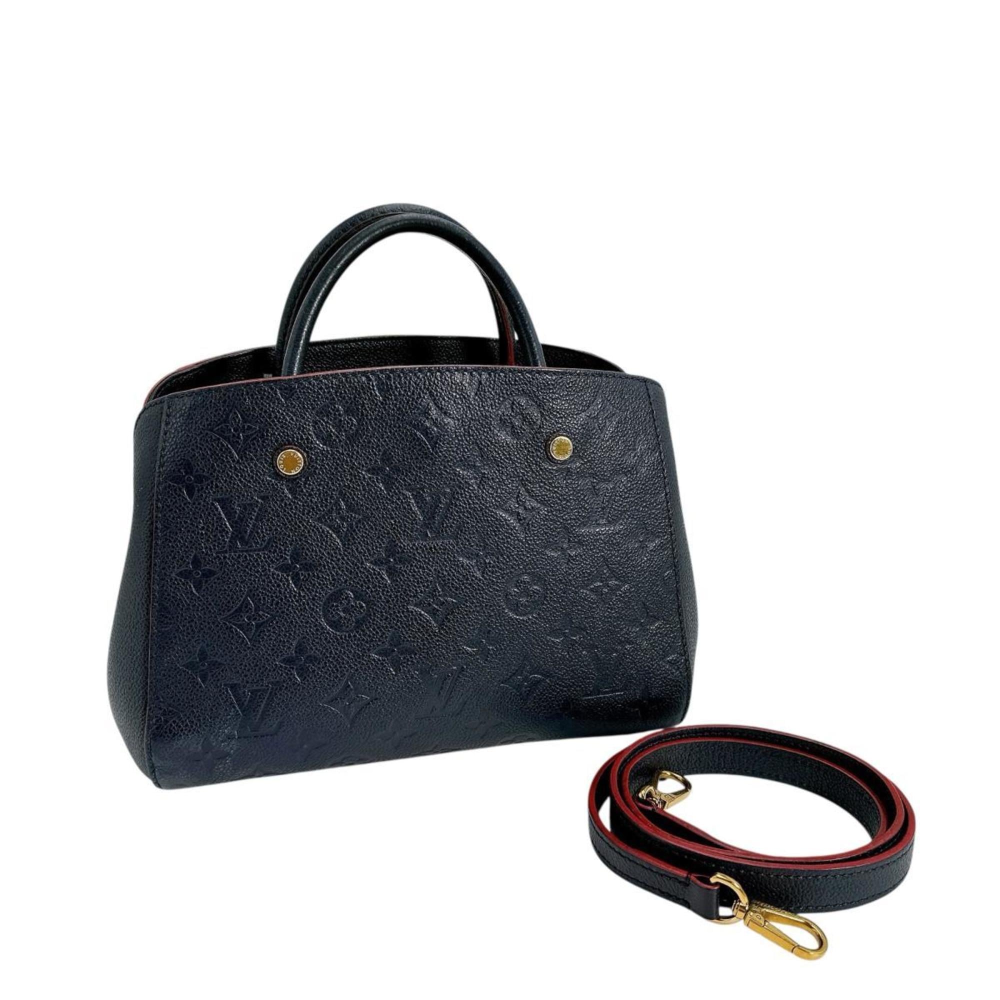 Louis Vuitton Marine Rouge Monogram Empreinte Shoulder Bag (Pre-Owned)