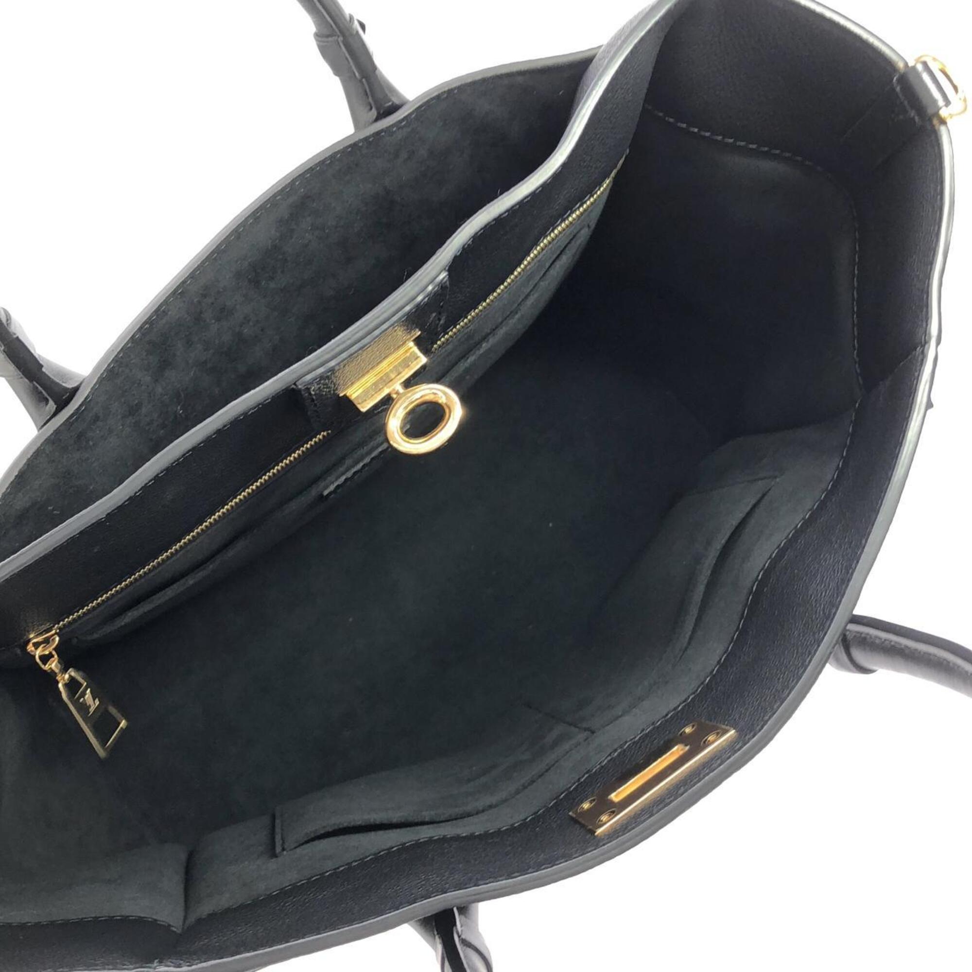 Louis Vuitton Black Leather Handbag (Pre-Owned)