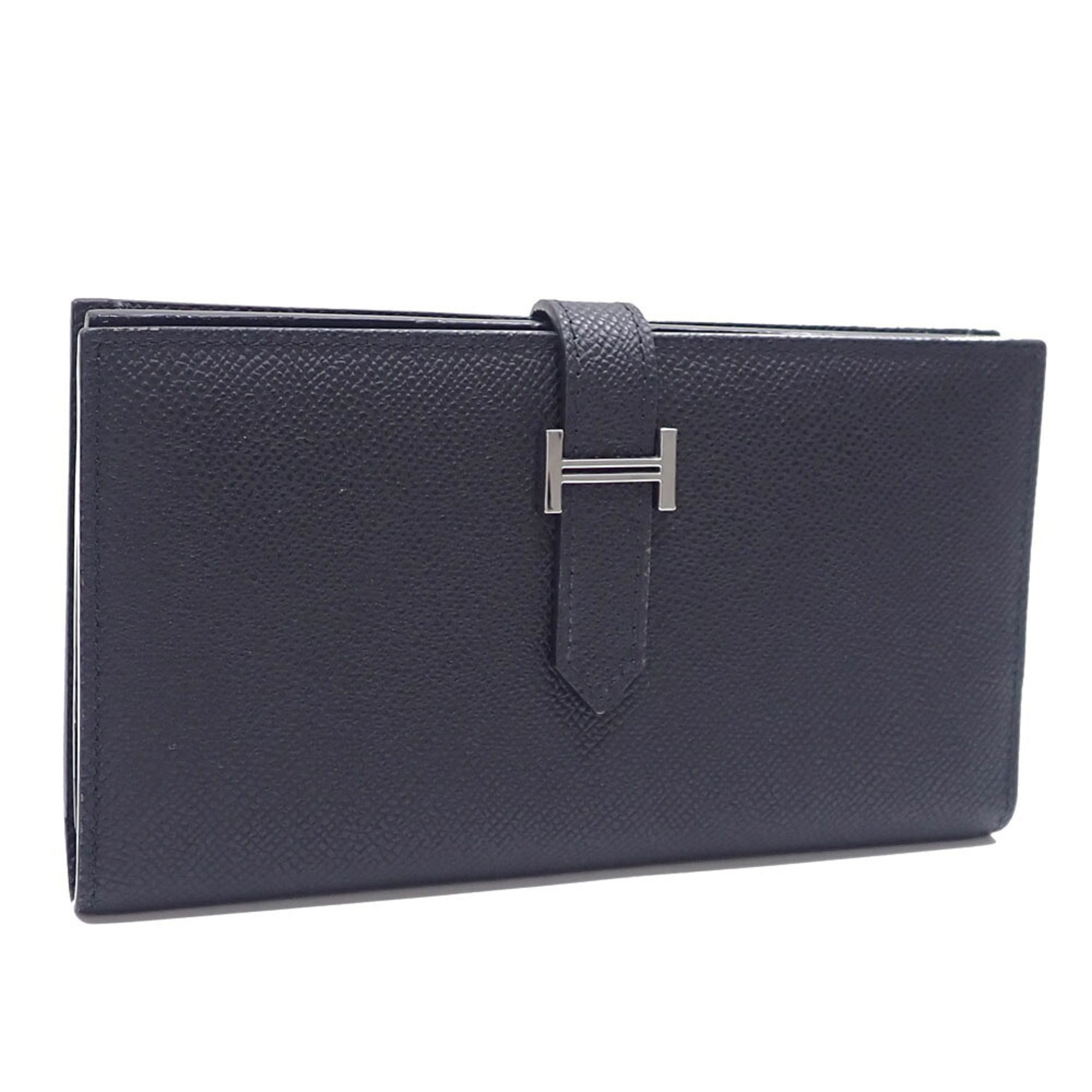 Hermes Black Epsom Leather Wallet (Bi-Fold) (Pre-Owned)