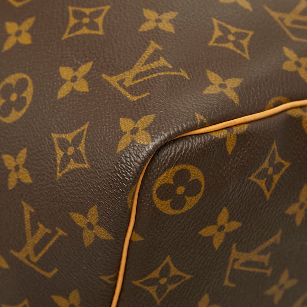 Louis Vuitton Monogram Brown Pvc Leather Boston Bag (Pre-Owned)