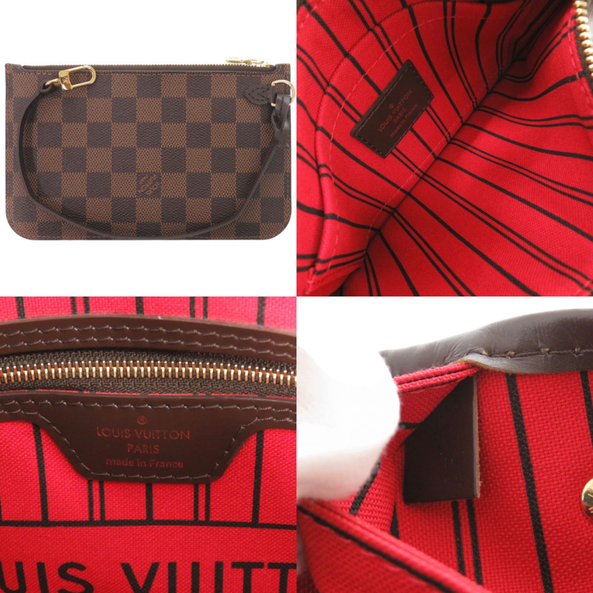 Louis Vuitton Cerise Damier Canvas Damier Canvas Handbag Tote Bag (Pre-Owned)