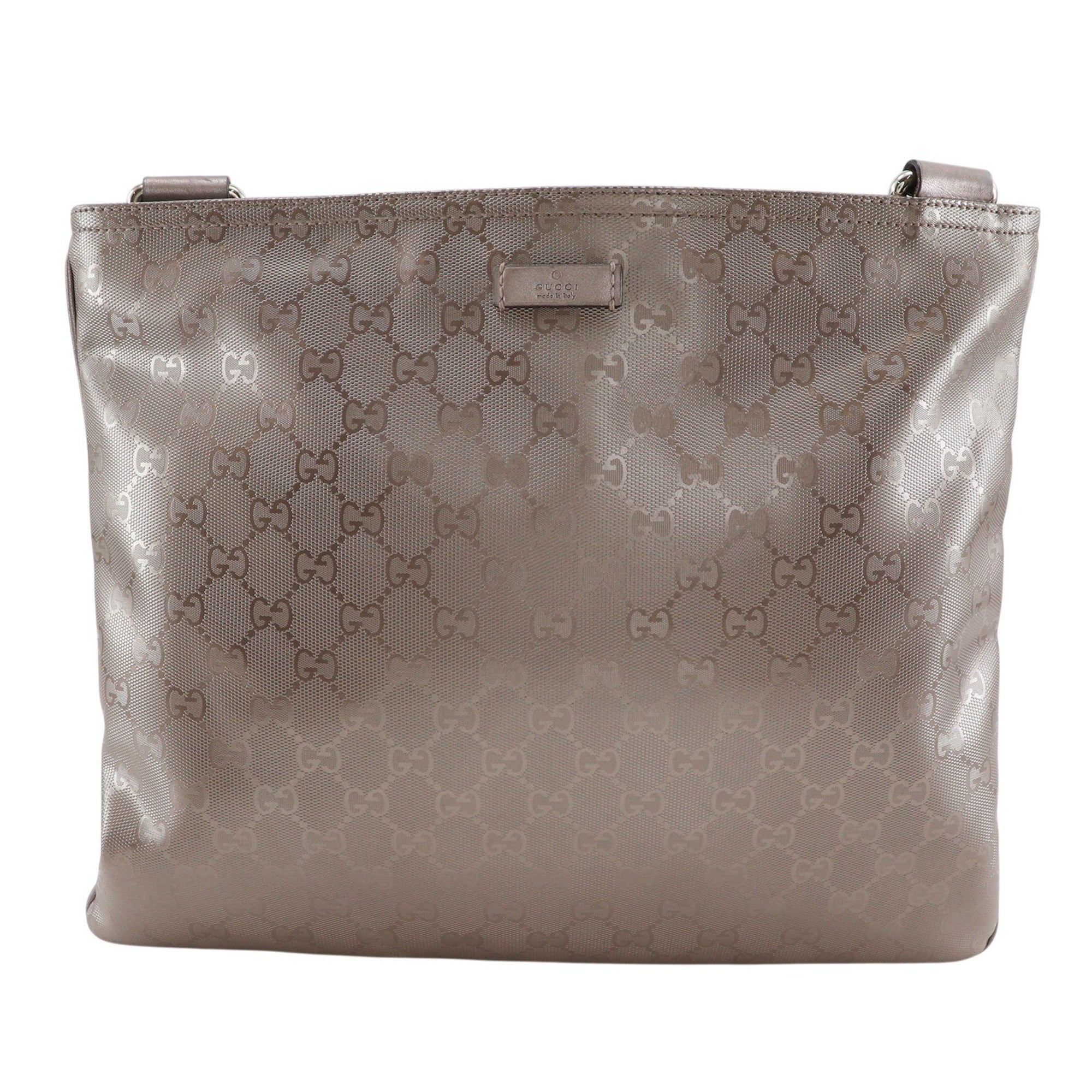 Gucci Bronze Gg Imprimé Shoulder Bag (Pre-Owned)