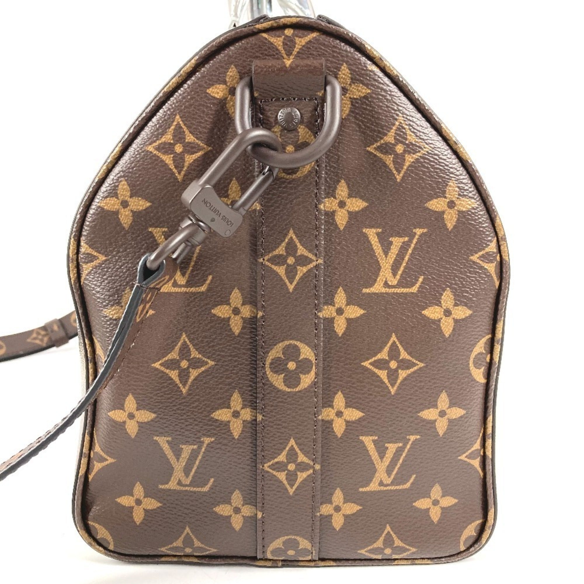 Louis Vuitton Brown Metallic Monogram Monogram Boston Bag Handbag Shoulder Bag (Pre-Owned)