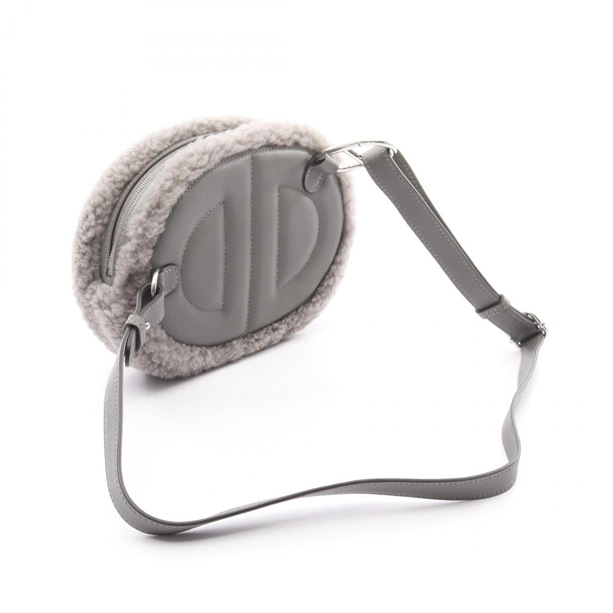 Hermes Ecru Gray Ivory Swift Leather Leather Fanny Pack Handbag (Pre-Owned)