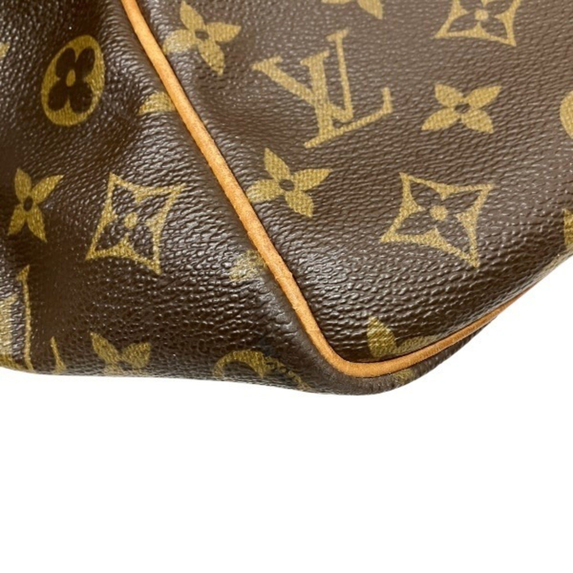 Louis Vuitton Brown Monogram Boston Bag Handbag (Pre-Owned)
