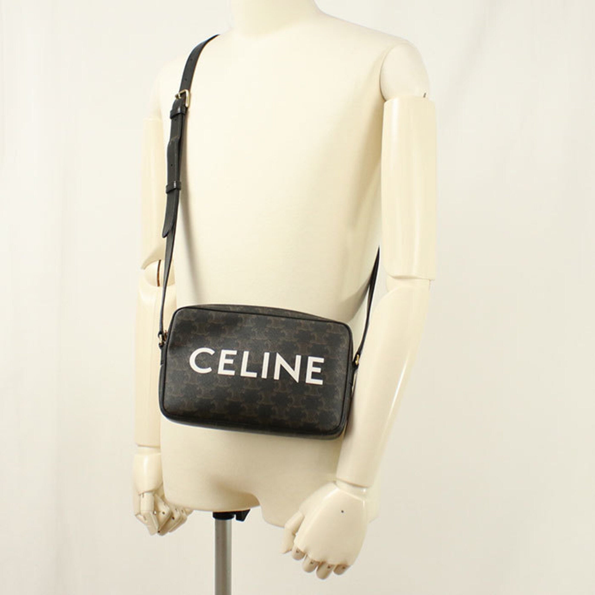 Celine Black Pvc Shoulder Bag (Pre-Owned)