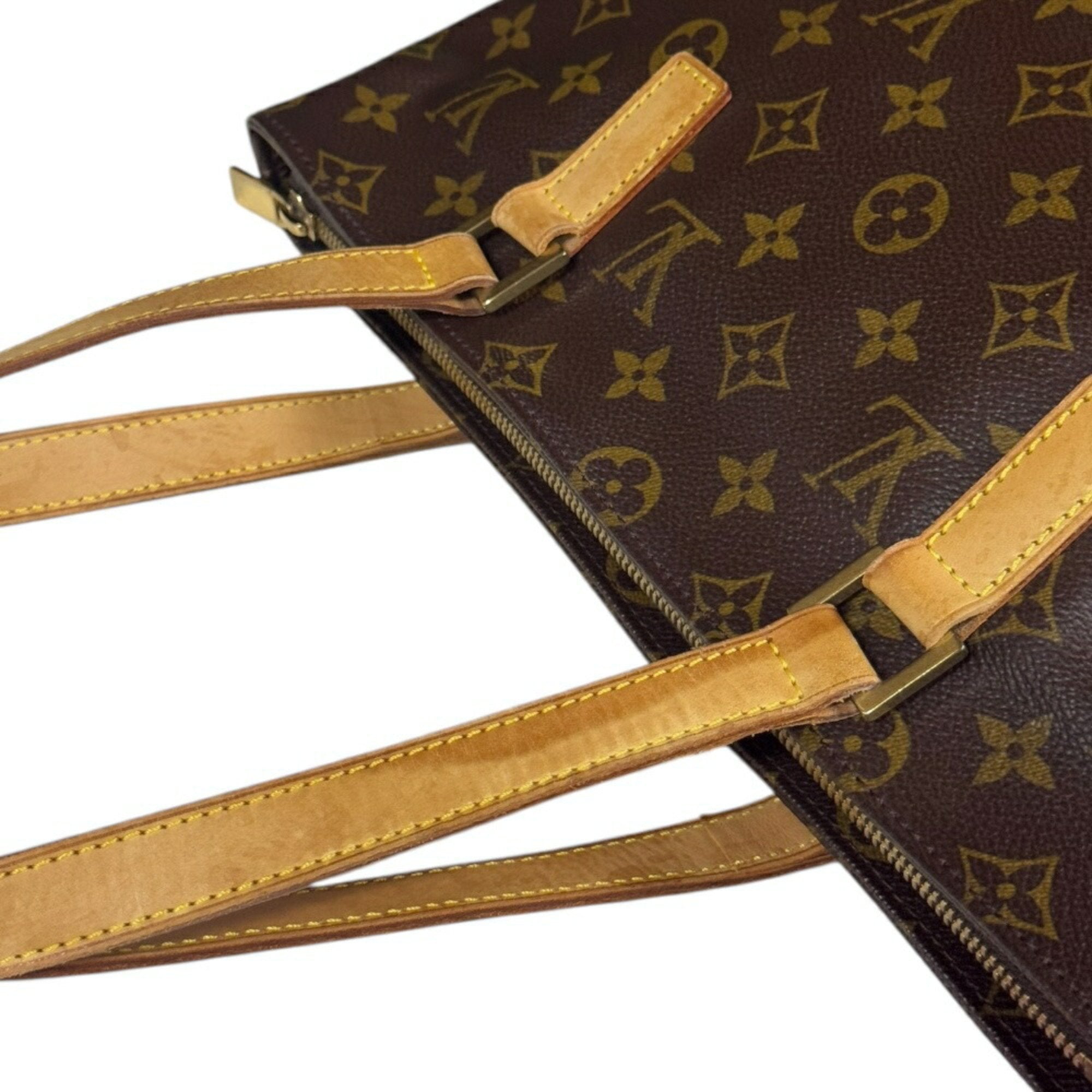Louis Vuitton Brown Monogram Canvas Tote Bag (Pre-Owned)