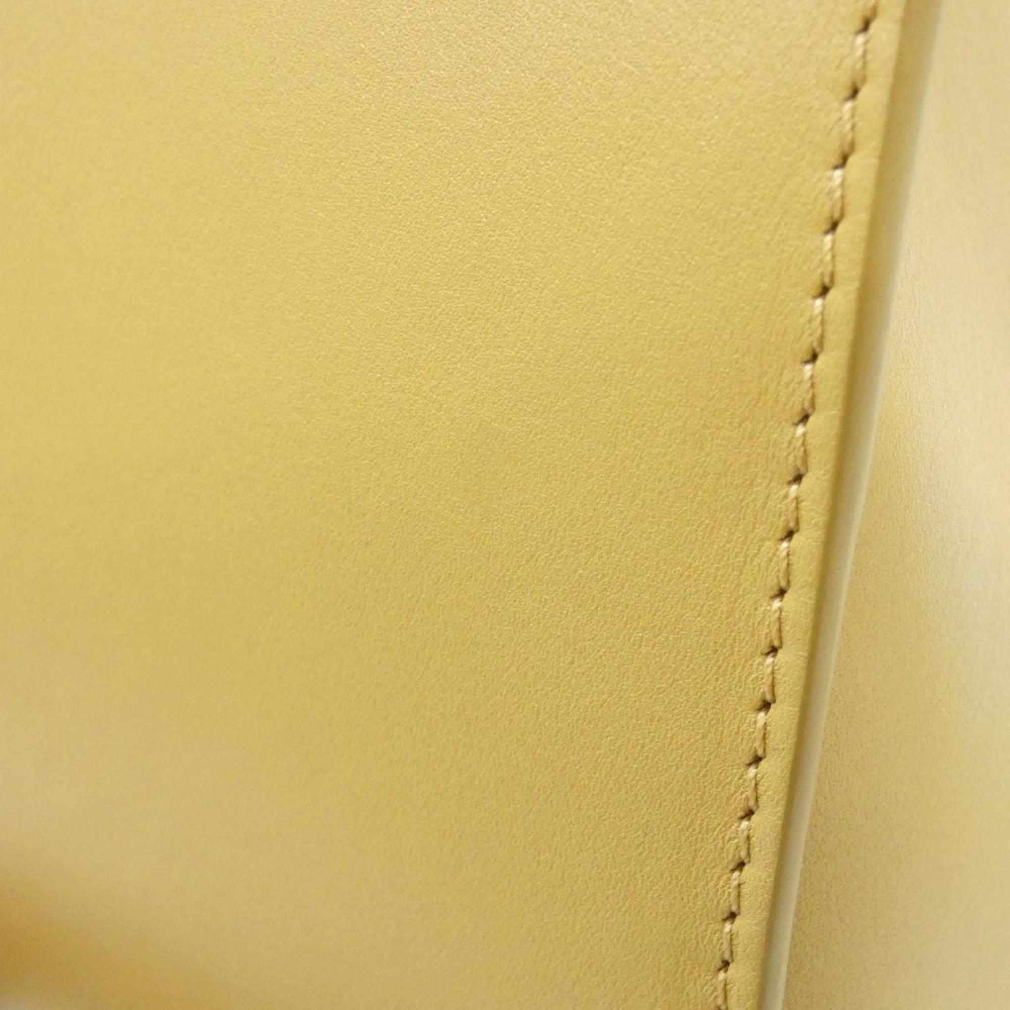Loewe Yellow Leather Handbag (Pre-Owned)