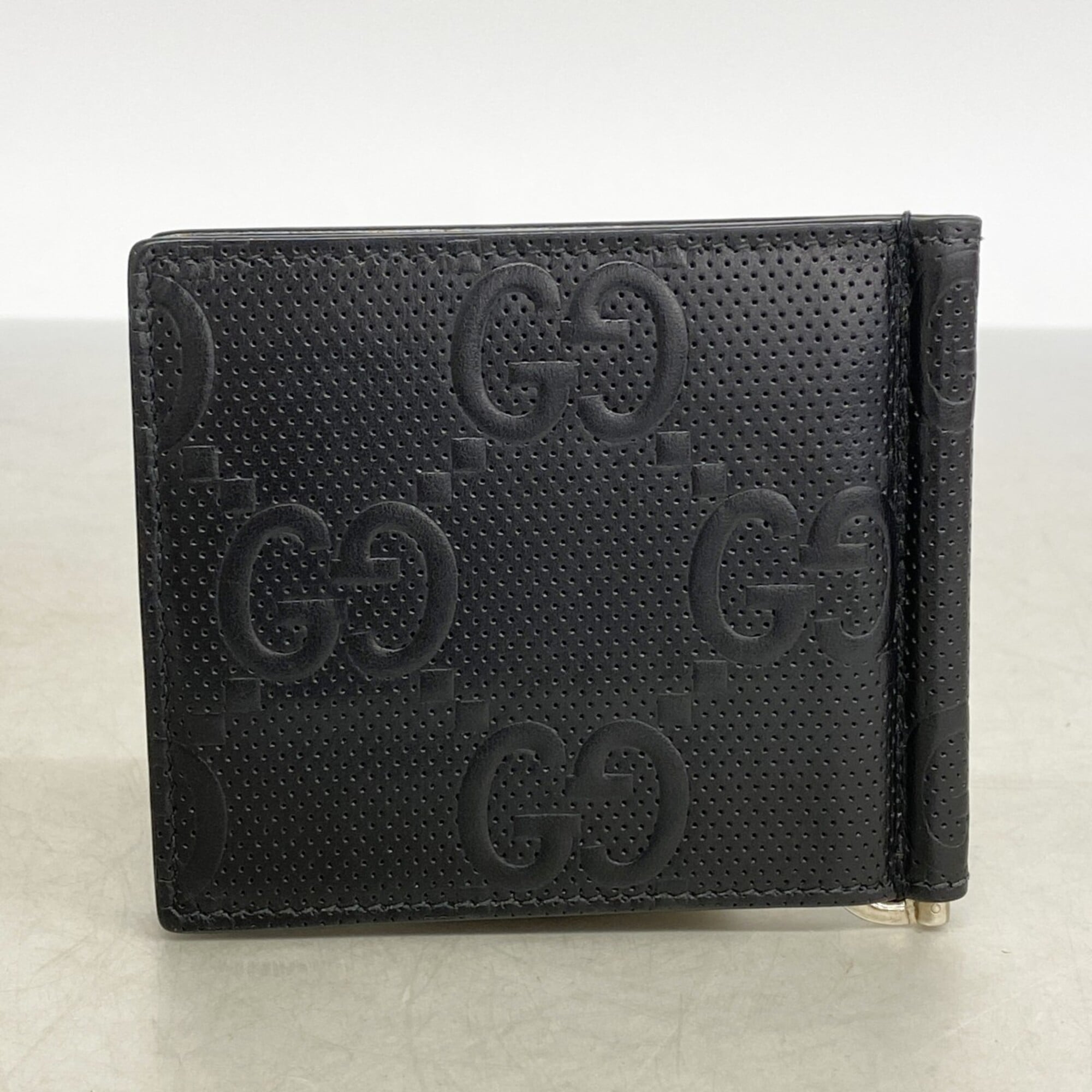 Gucci Black Leather Money Clip (Pre-Owned)