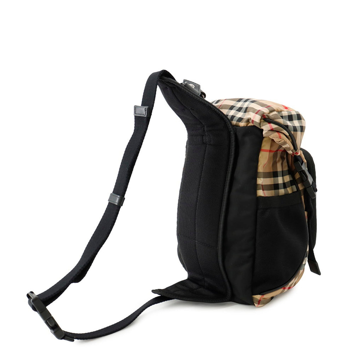 Burberry Beige Black Nylon Sling Bag (Pre-Owned)