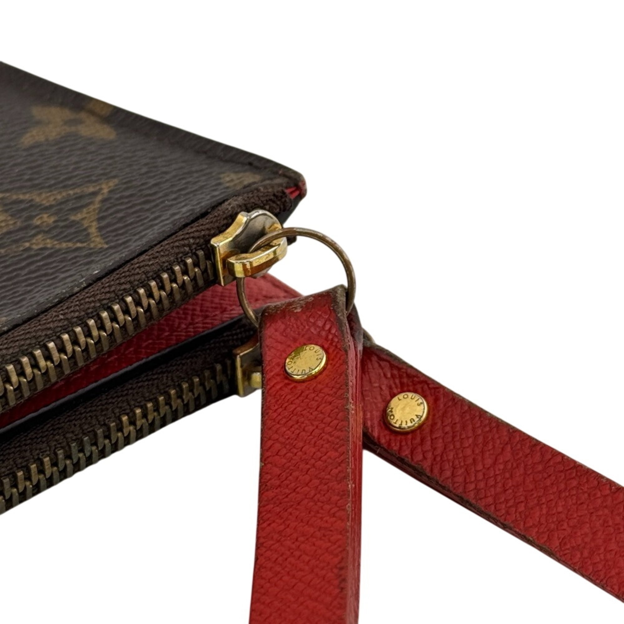 Louis Vuitton Monogram Brown Coquelicots Monogram Monogram Long Wallet (Bi-Fold) (Pre-Owned)
