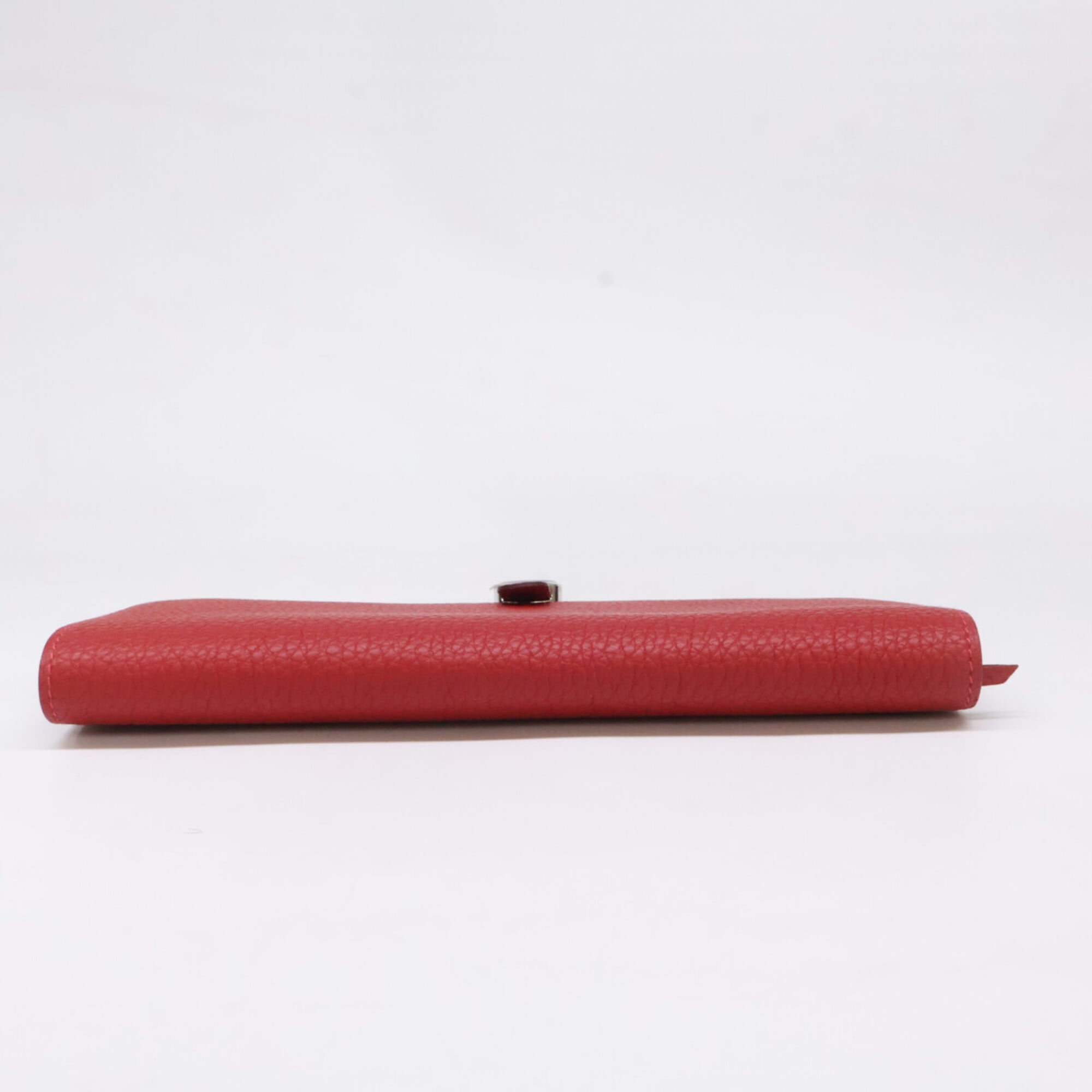 Hermes Vermilion Togo Leather Long Wallet (Bi-Fold) (Pre-Owned)