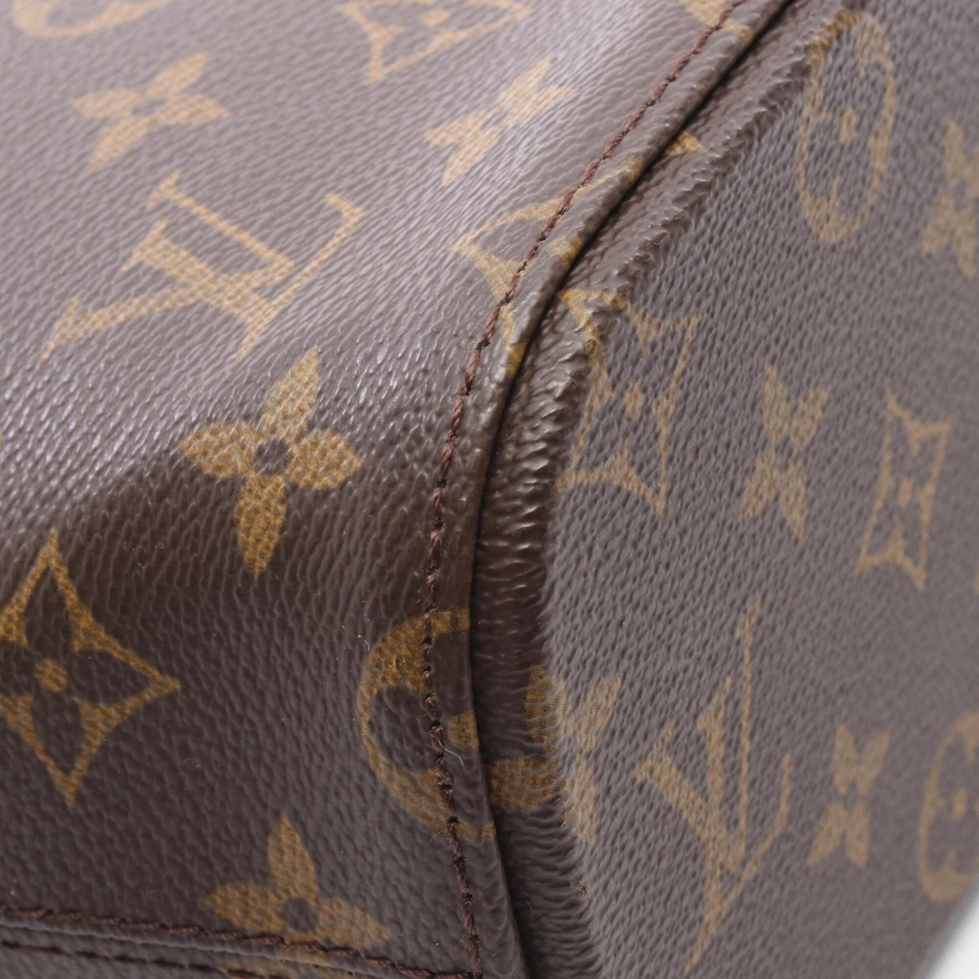 Louis Vuitton Brown Coated Canvas Pvc Monogram Leather Handbag Tote Bag (Pre-Owned)
