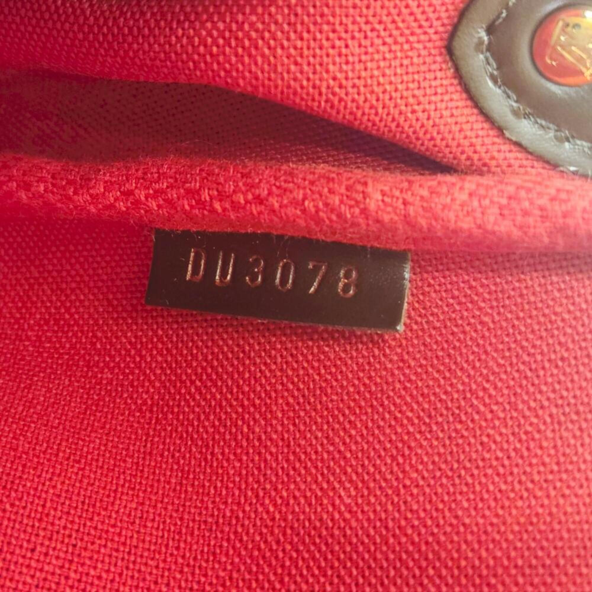 Louis Vuitton Brown Damier Canvas Shoulder Bag (Pre-Owned)
