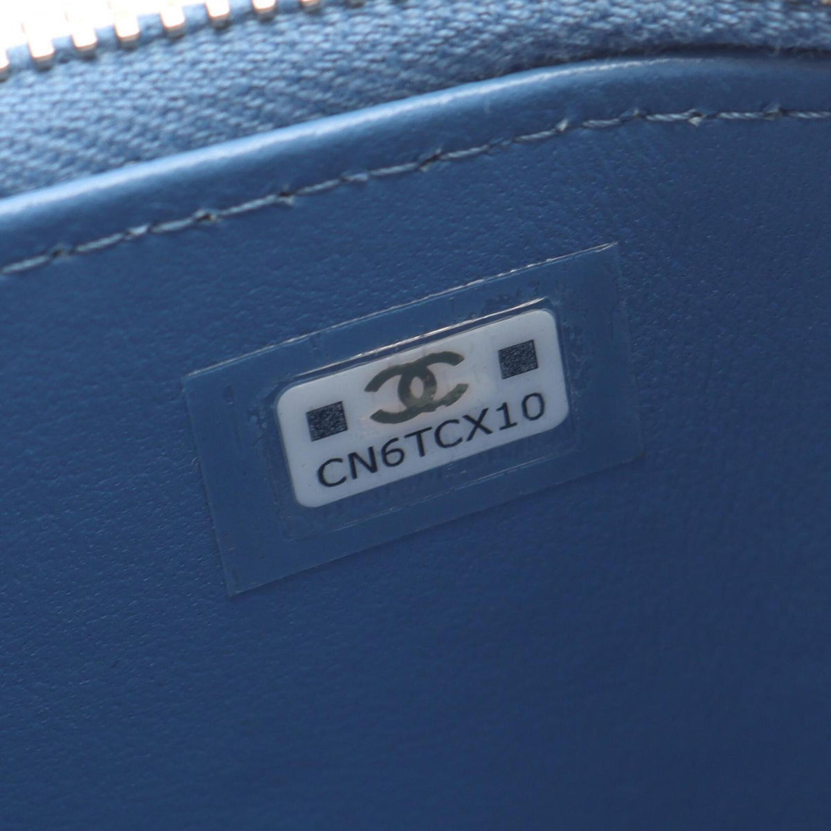 Chanel Blue Denim Handbag Shoulder Bag (Pre-Owned)