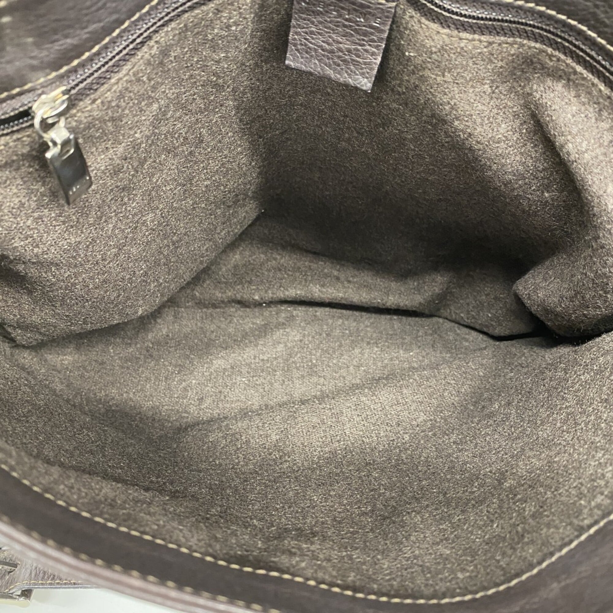 Celine Brown Leather Shoulder Bag (Pre-Owned)