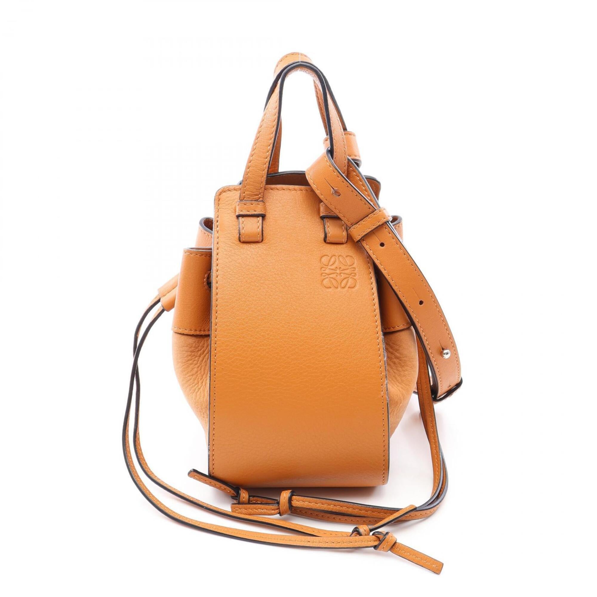 Loewe Hammock Brown Leather Handbag (Pre-Owned)