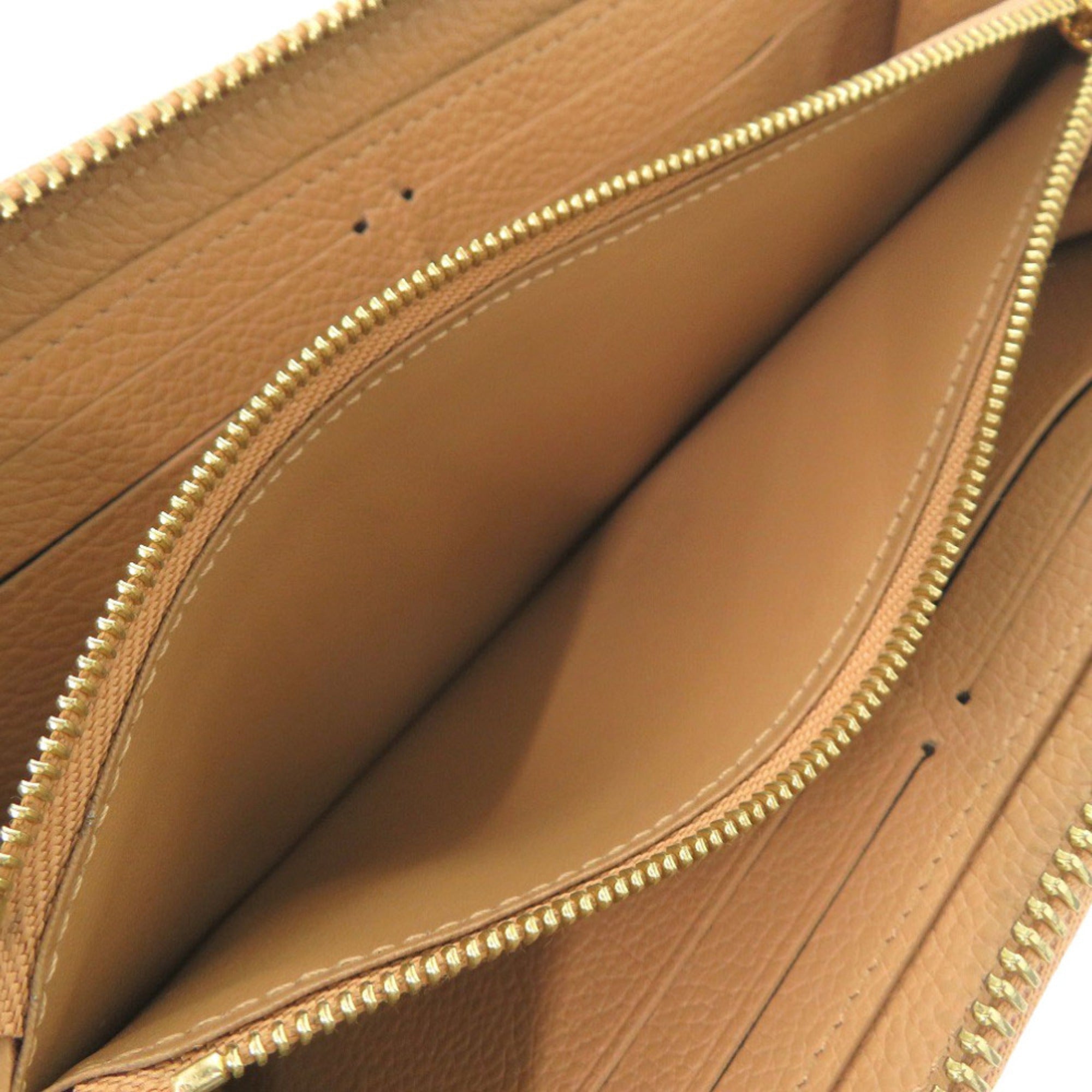 Louis Vuitton Beige Monogram Empreinte Long Wallet (Bi-Fold) (Pre-Owned)