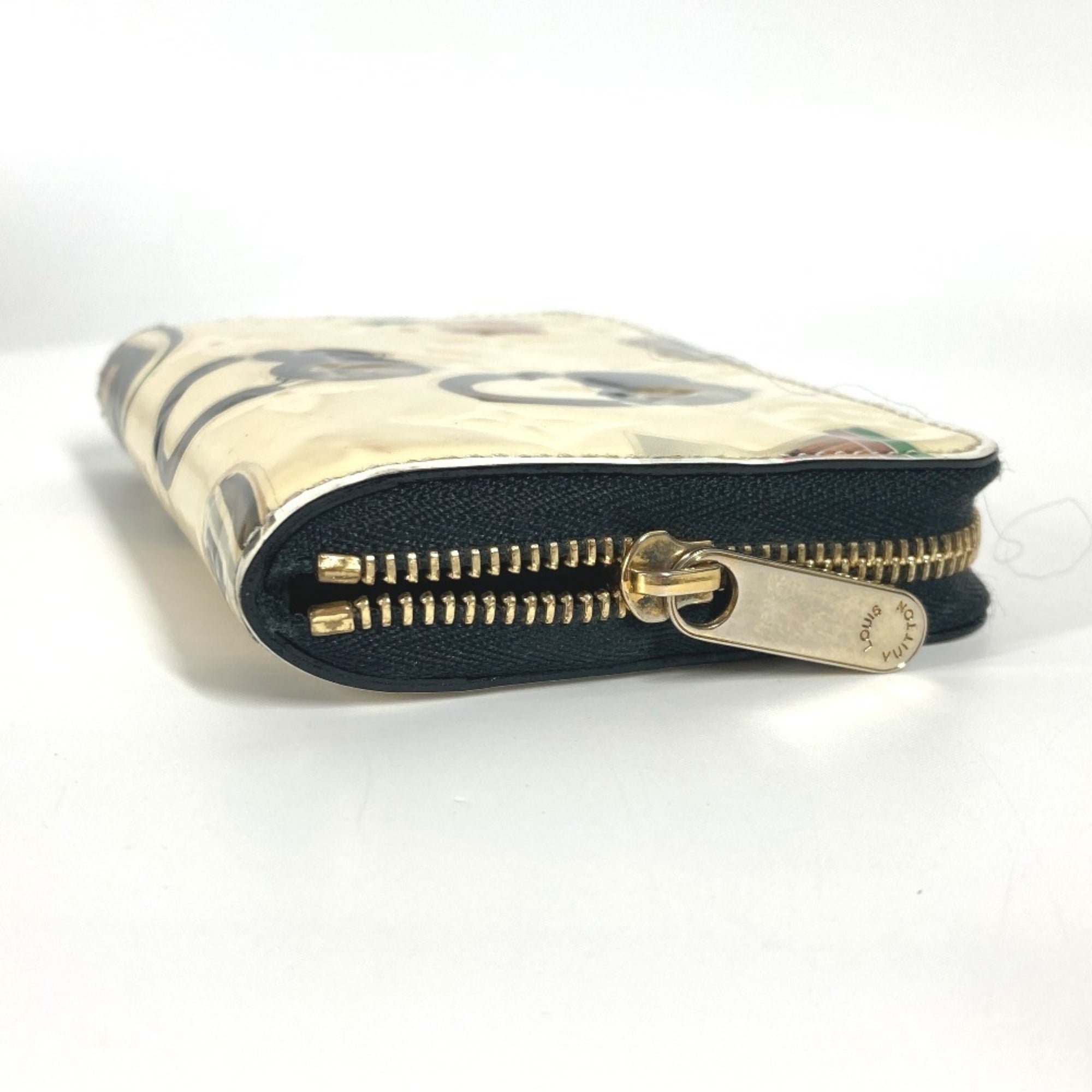 Louis Vuitton Black White Patent Leather Coin Purse/Coin Case (Pre-Owned)