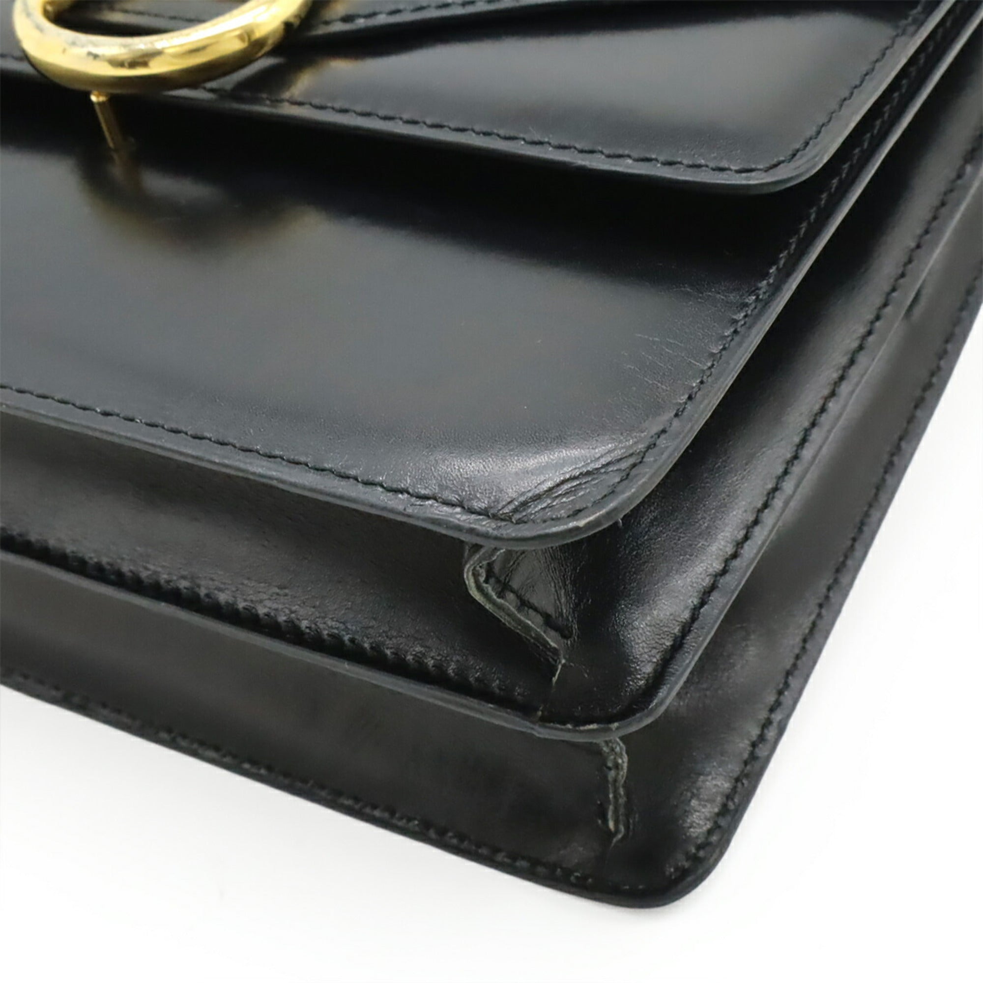 Celine Black Leather Handbag (Pre-Owned)