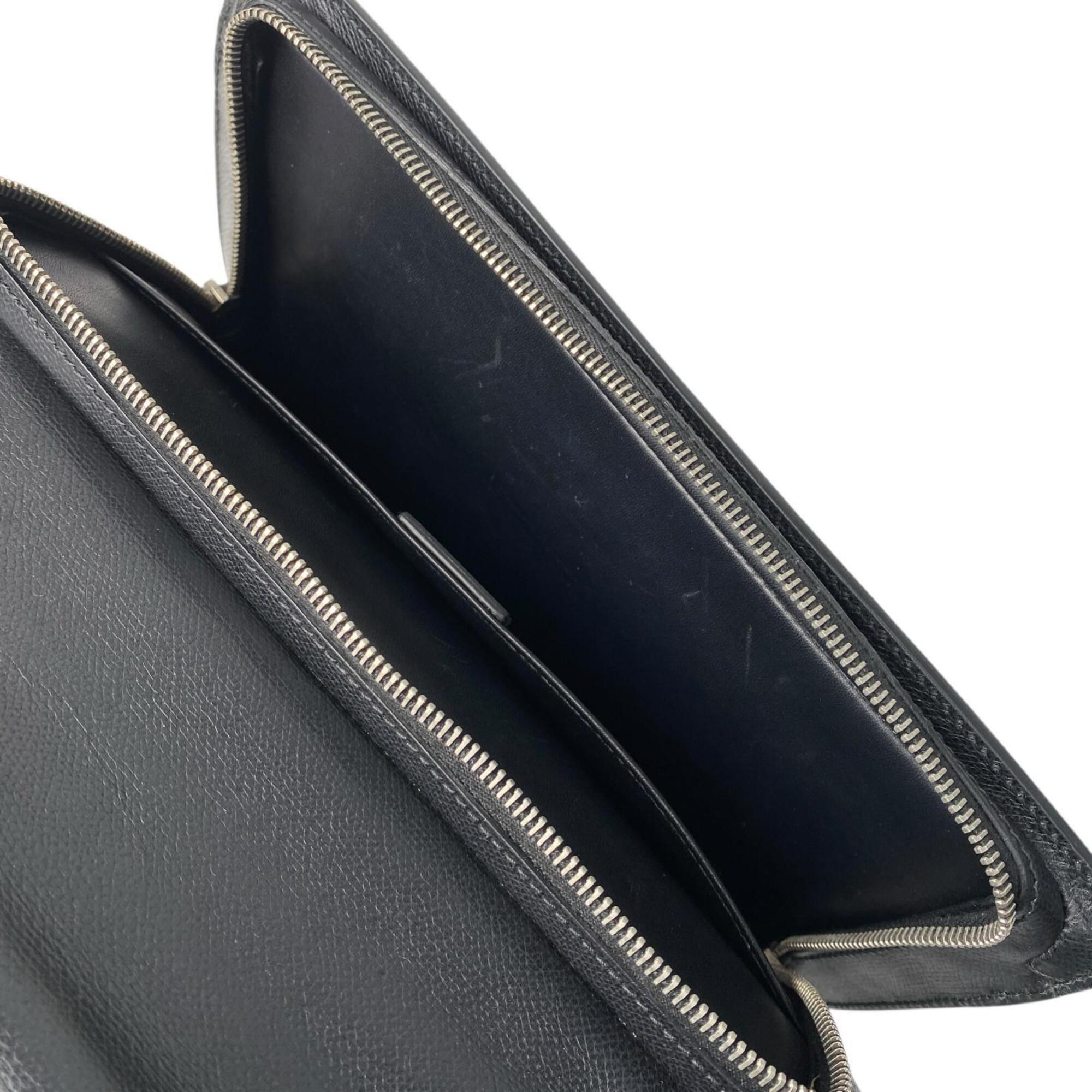 Dior Homme Black Leather Handbag (Pre-Owned)