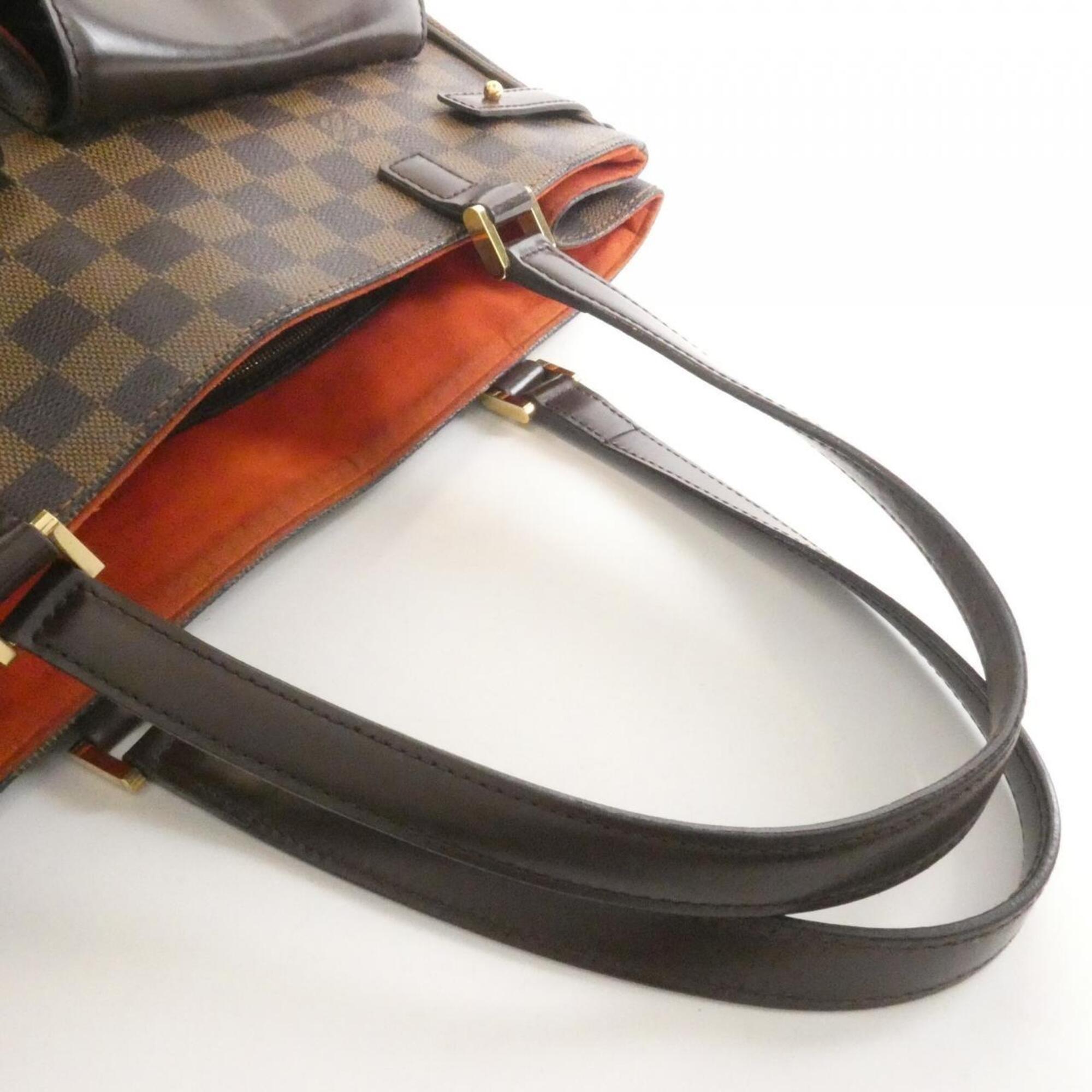 Louis Vuitton Ebene Coated Canvas Handbag (Pre-Owned)