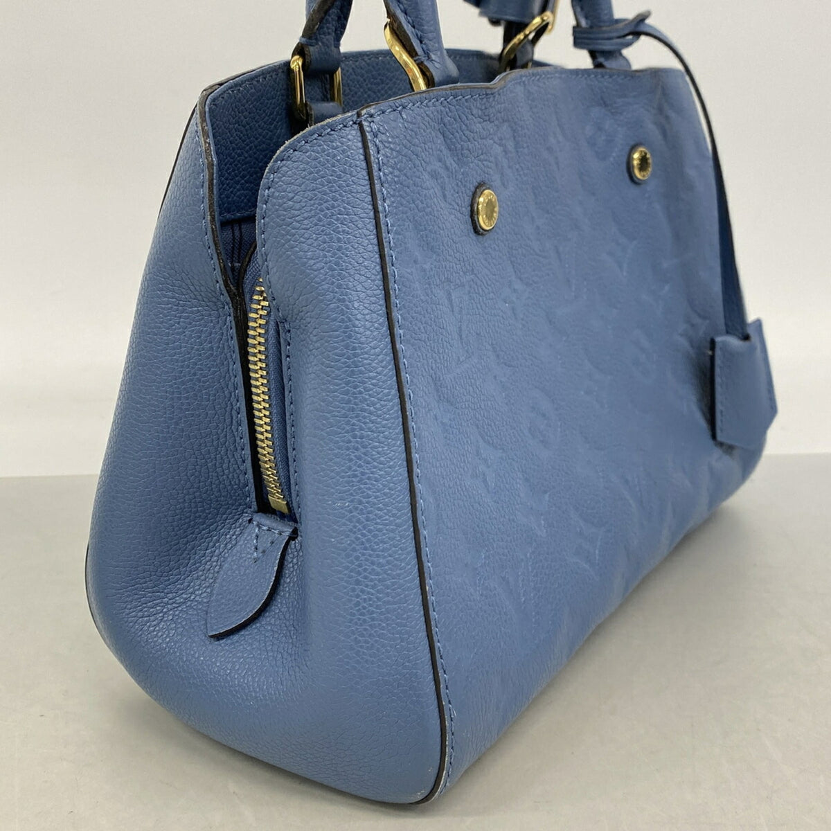 Louis Vuitton Blue Jean Handbag (Pre-Owned)