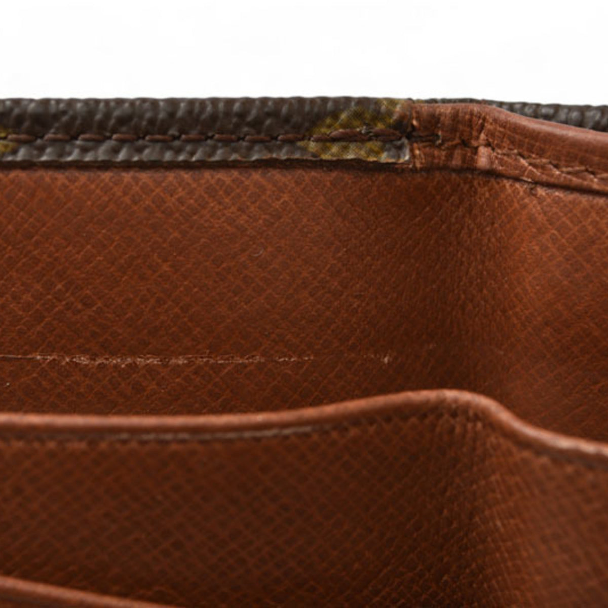 Louis Vuitton Brown Coated Canvas Wallet (Bi-Fold) (Pre-Owned)
