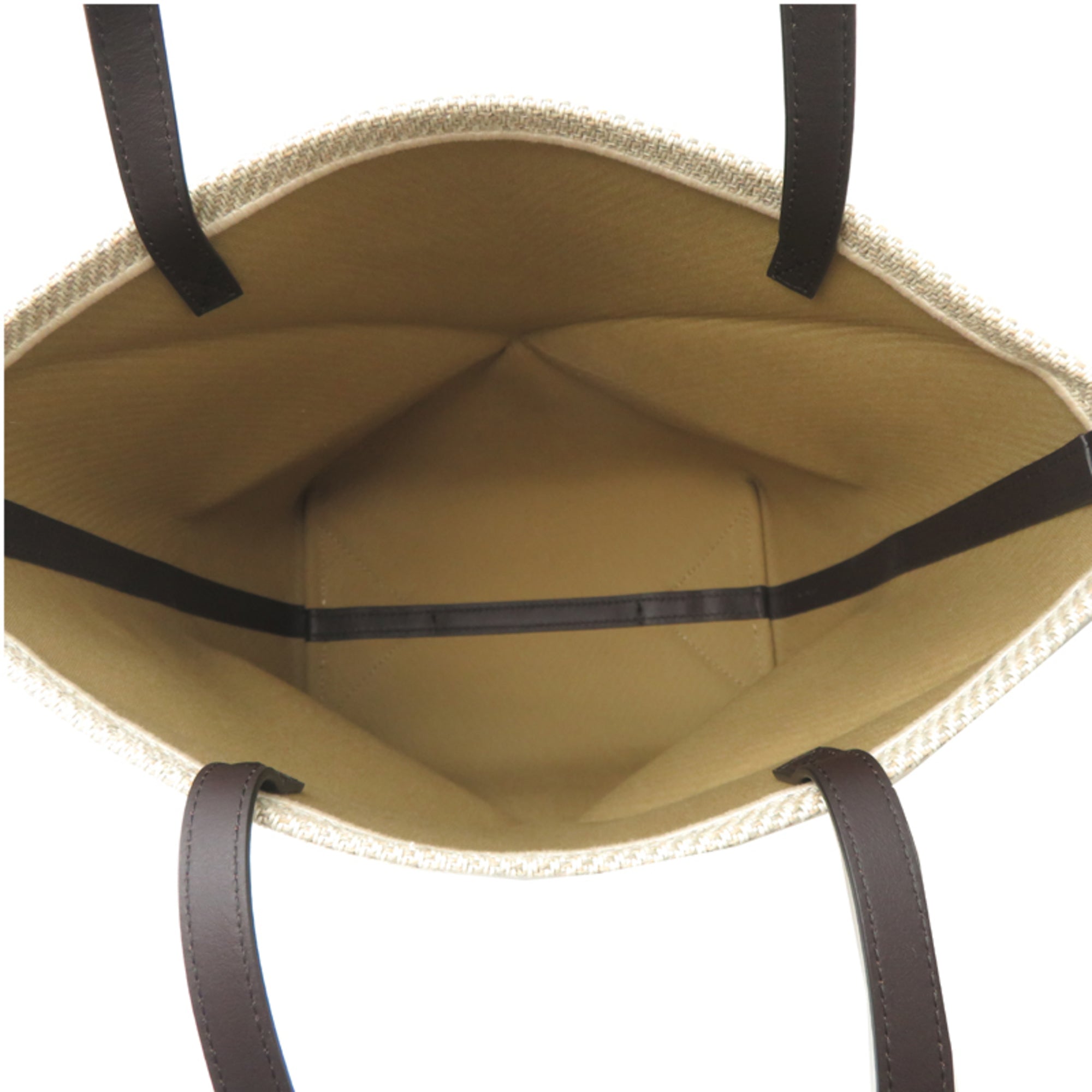 Loewe Beige Canvas Leather Tote Bag (Pre-Owned)