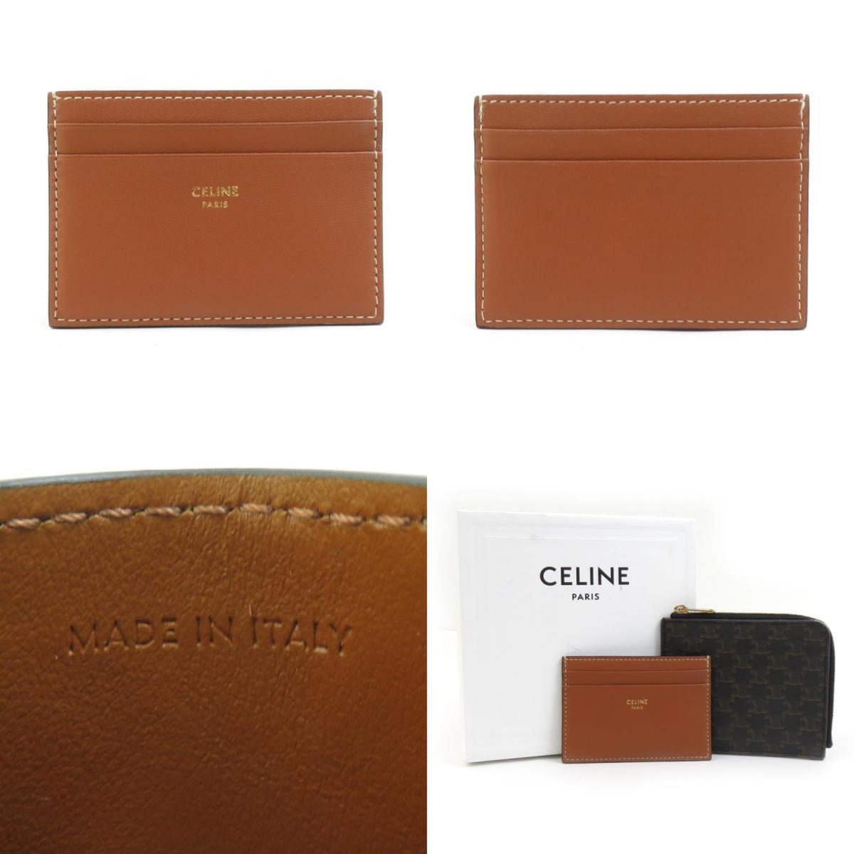 Celine Black Coated Canvas Coin Purse/Coin Case (Pre-Owned)