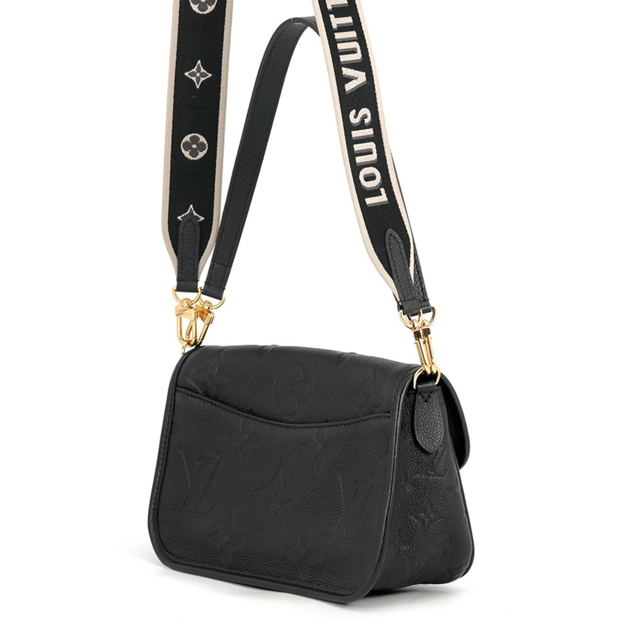 Louis Vuitton Noir Purple Monogram Empreinte Handbag Shoulder Bag (Pre-Owned)