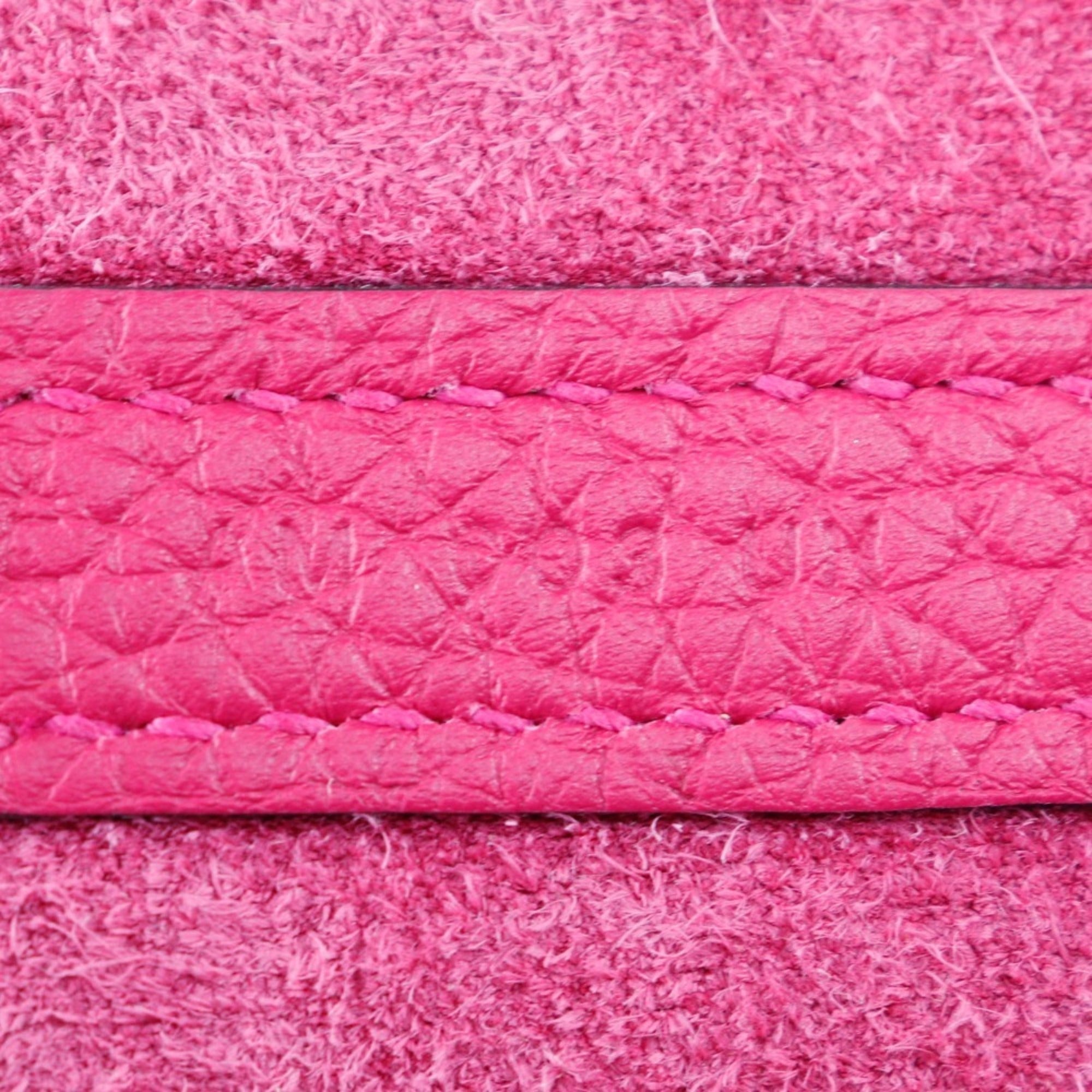 Hermes Pink Togo Leather Handbag (Pre-Owned)
