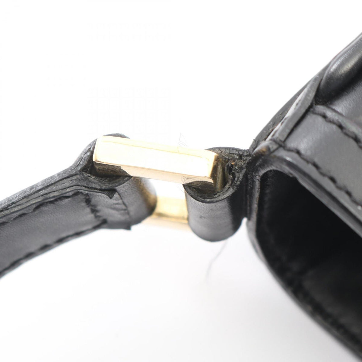 Celine Black Leather Handbag Shoulder Bag (Pre-Owned)