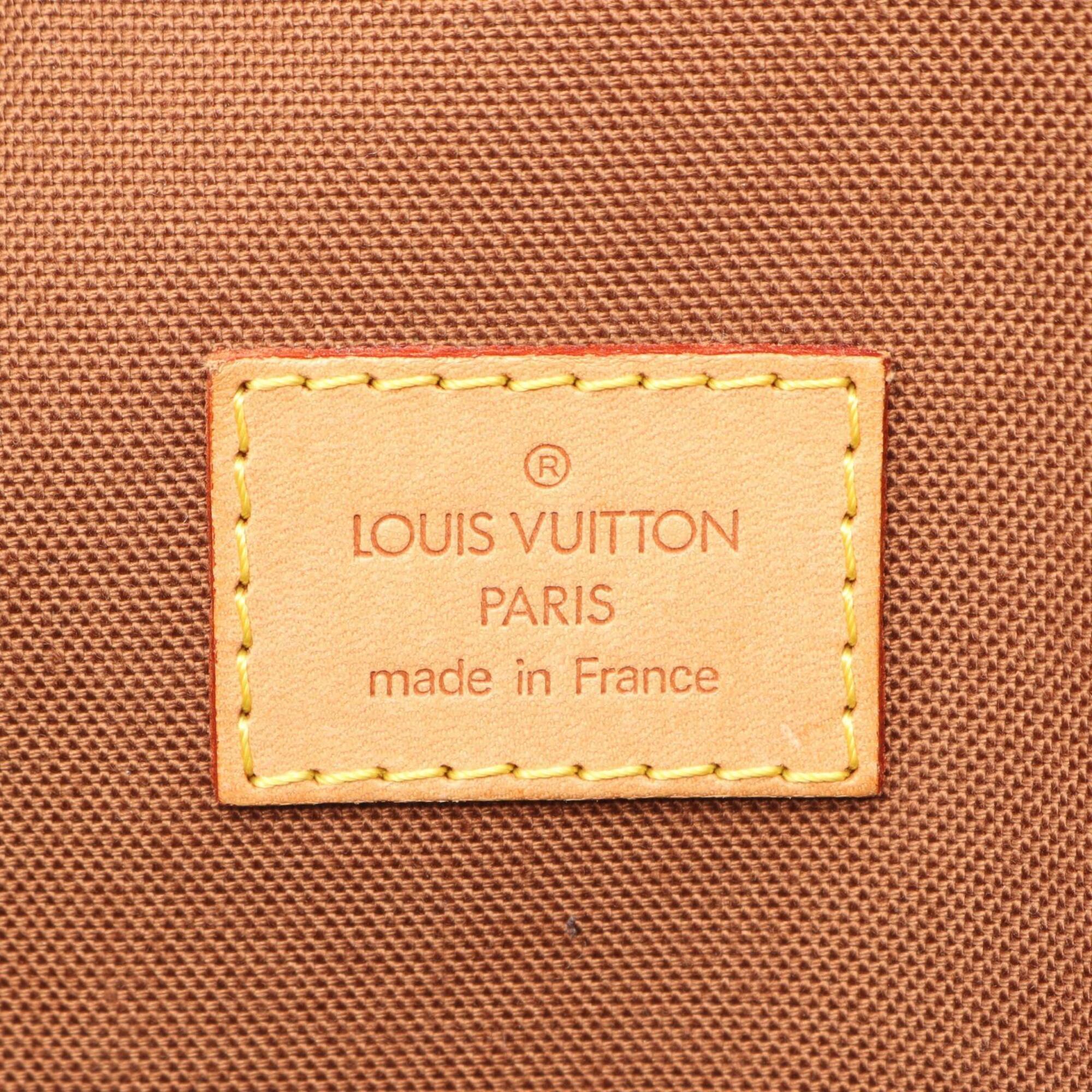 Louis Vuitton Brown Monogram Monogram Leather Handbag Shoulder Bag (Pre-Owned)
