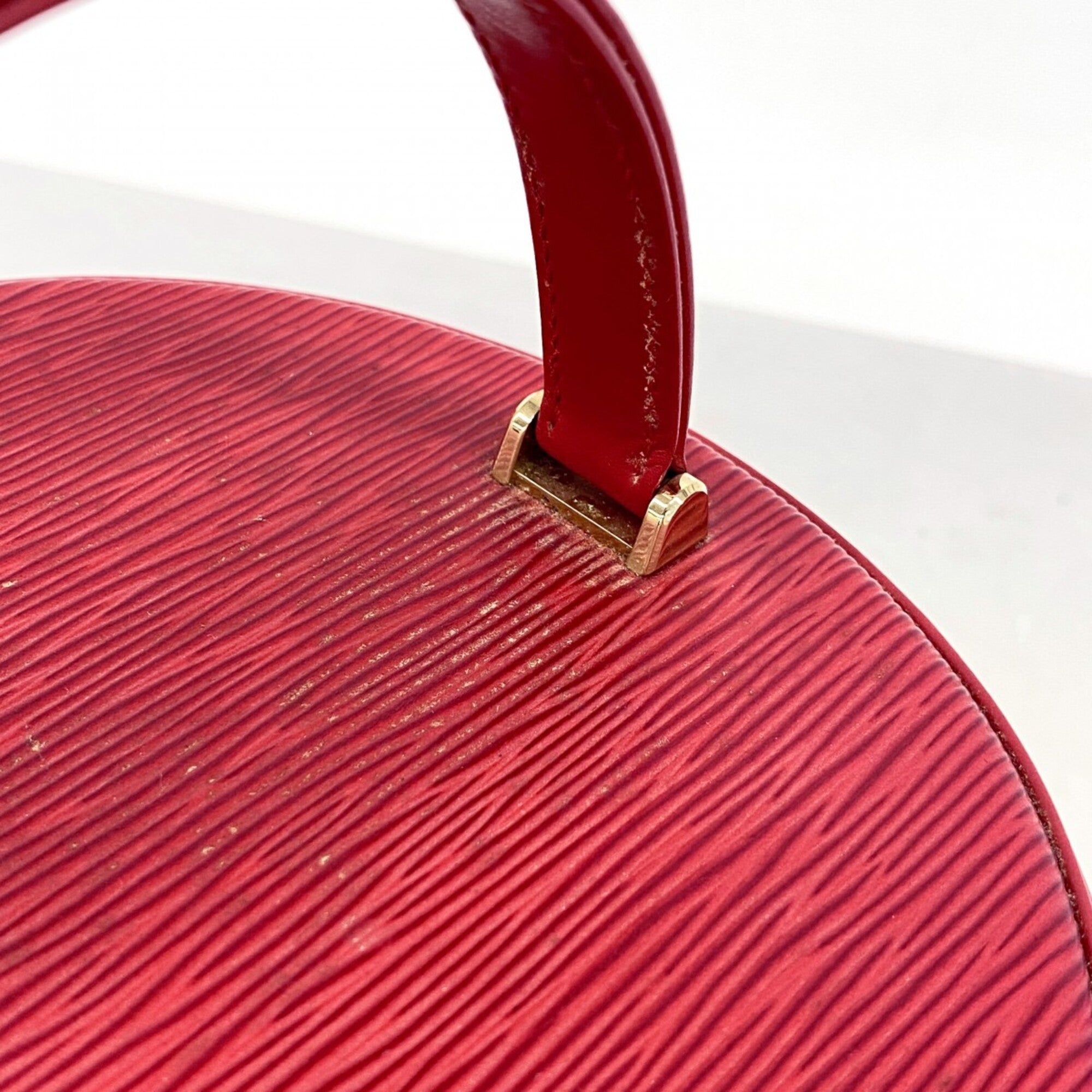 Louis Vuitton Castilian Red Handbag (Pre-Owned)