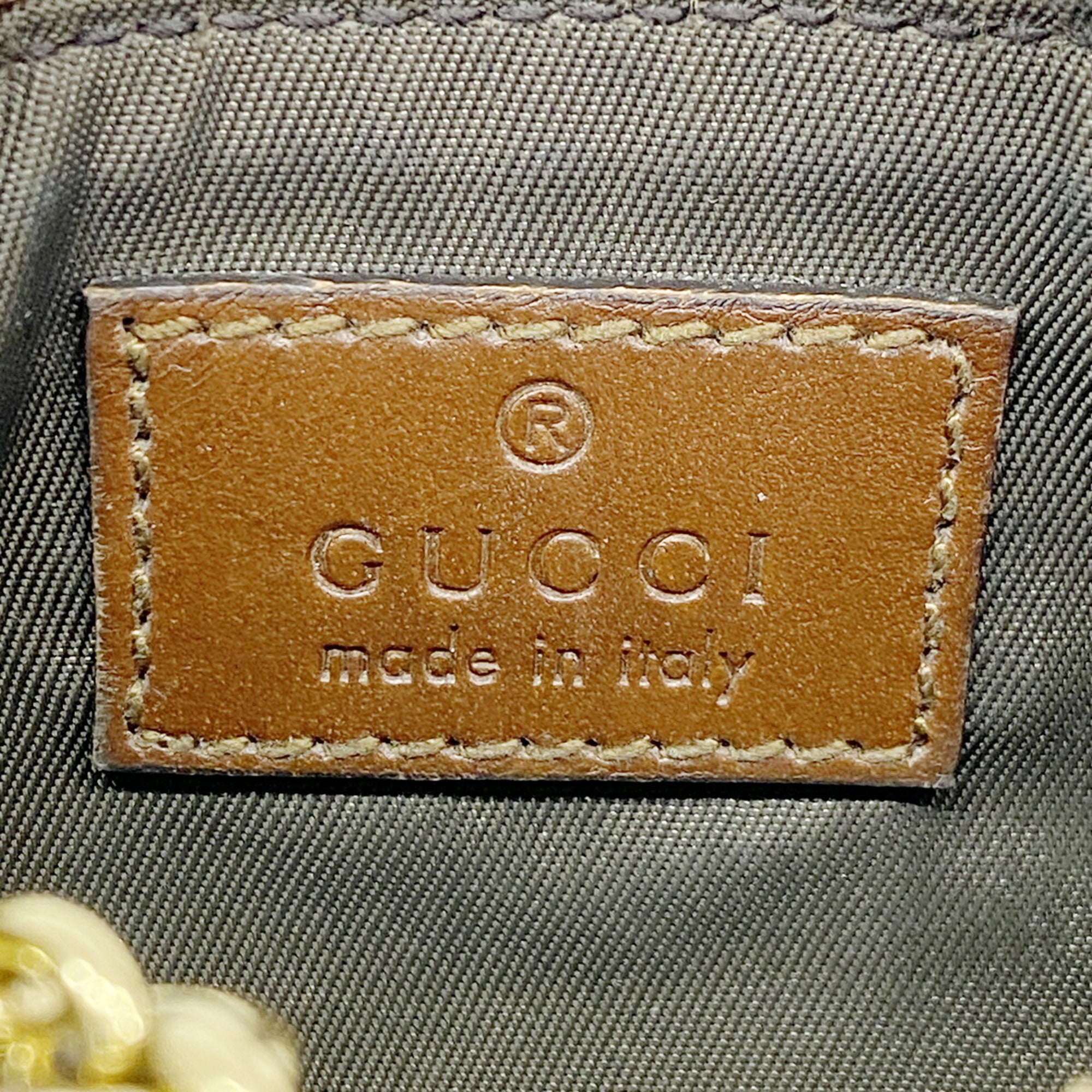 Gucci Brown Pvc Coin Purse/Coin Case (Pre-Owned)
