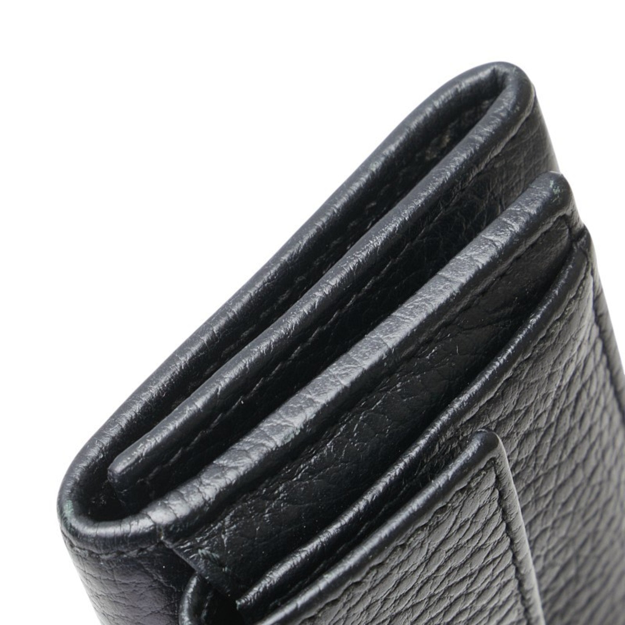 Gucci Black Leather Wallet (Tri-Fold) (Pre-Owned)