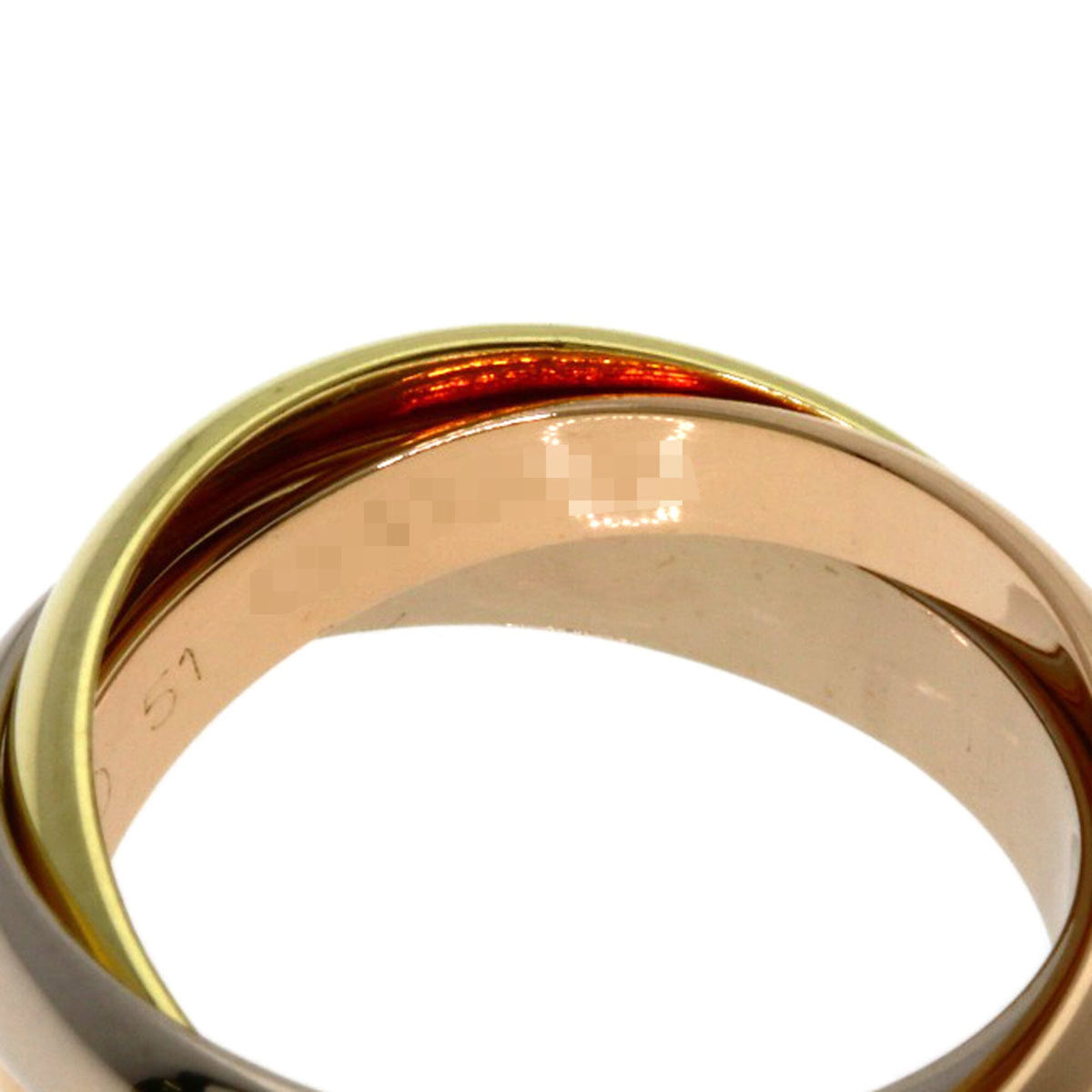 Cartier Trinity Yellow Gold (18K) Pink Gold (18K) White Gold (18K) Band Ring (Pre-Owned)
