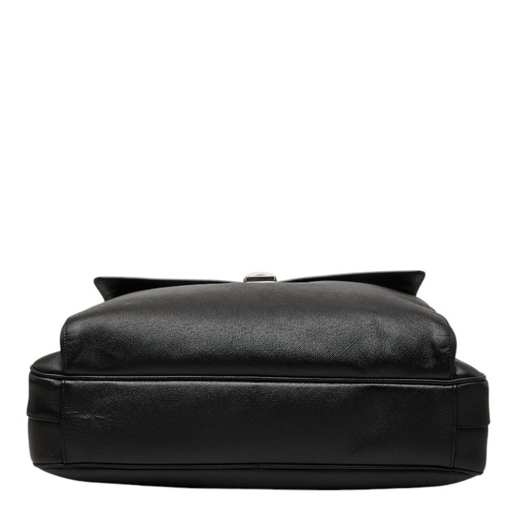 Prada Black Leather Shoulder Bag (Pre-Owned)