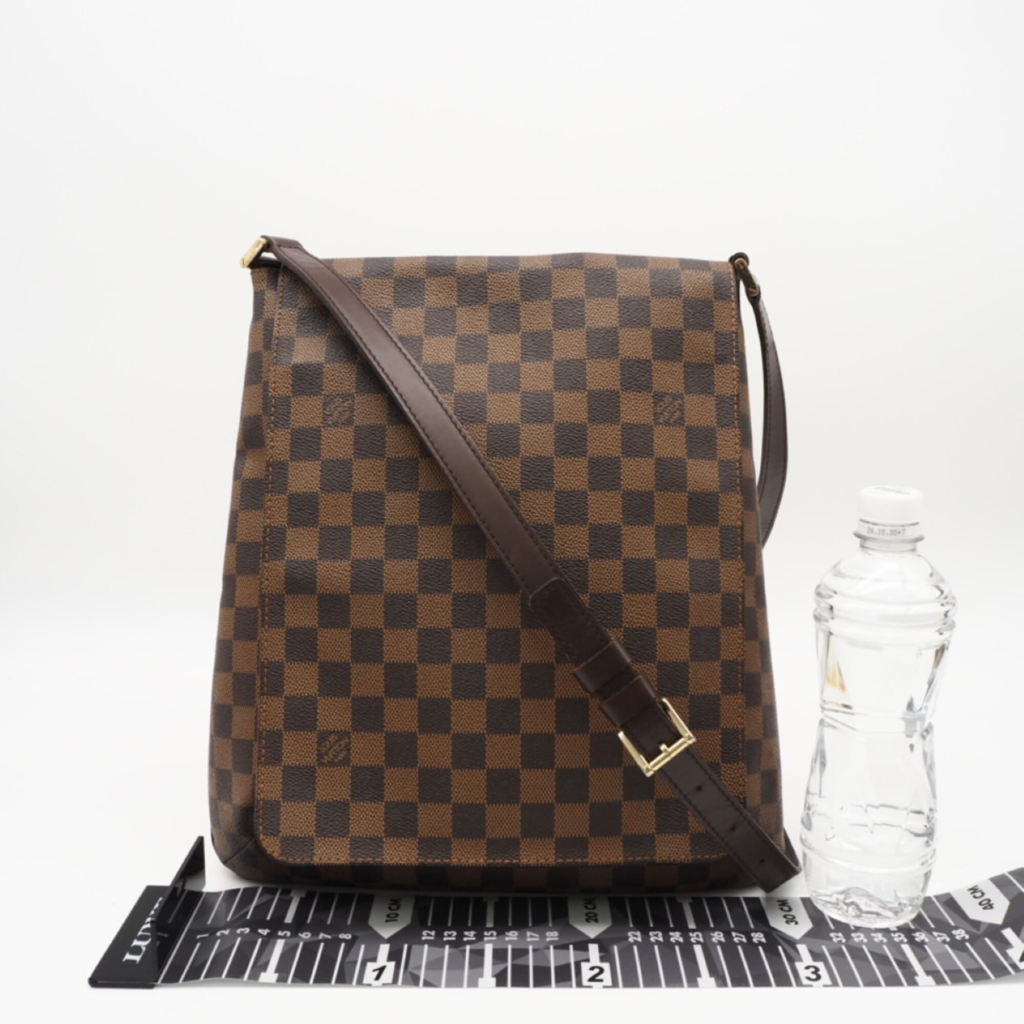 Louis Vuitton Damier Brown Coated Canvas Leather Shoulder Bag (Pre-Owned)