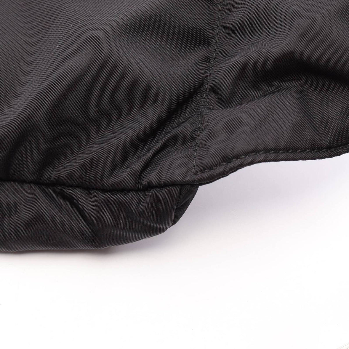 Prada Black Nylon Leather Fanny Pack (Pre-Owned)