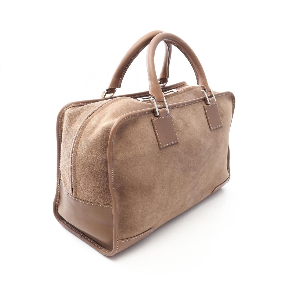 Loewe Brown Suede Leather Handbag (Pre-Owned)